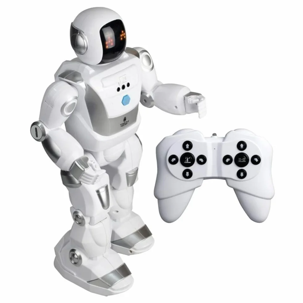 Programme SilverLit-A-Bot X | Gigantyczne interaktywne spacery na dużą skalę, szybowanie, tańczący robot zabawkowy z 48 poleceniami, mimika twarzy LED i fajne dźwięki, roboty dla dzieci w wieku 5+