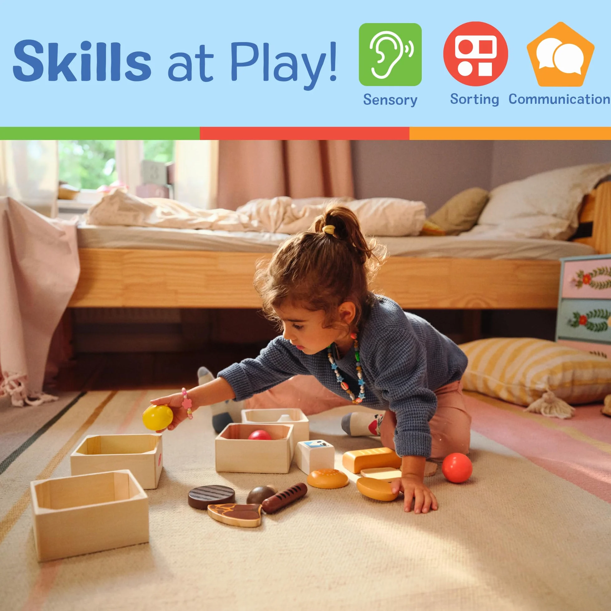 Melissa & Doug Drewniane produkty spożywcze do zabawy | Zabawa w udawanie | Drewniane jedzenie do zabawy |Zabawka Montessori | Prezent dla dzieci w wieku 3 4 5 lat | Dla chłopca lub dziewczynki