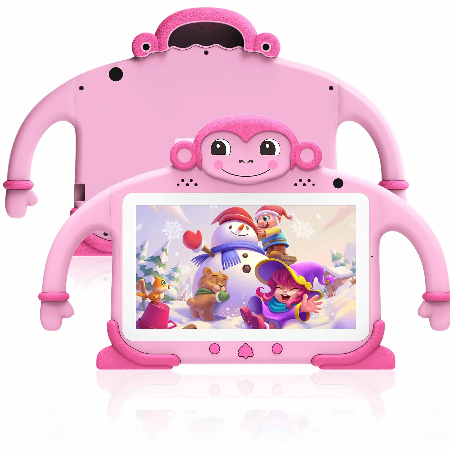 zcobro Tablet dla dzieci 7 cali, 32 GB z YouTube Dzieci, tablet edukacyjny z WiFi dla najmłodszych, edukacja, stojak na Androida, aplikacje Netflix
