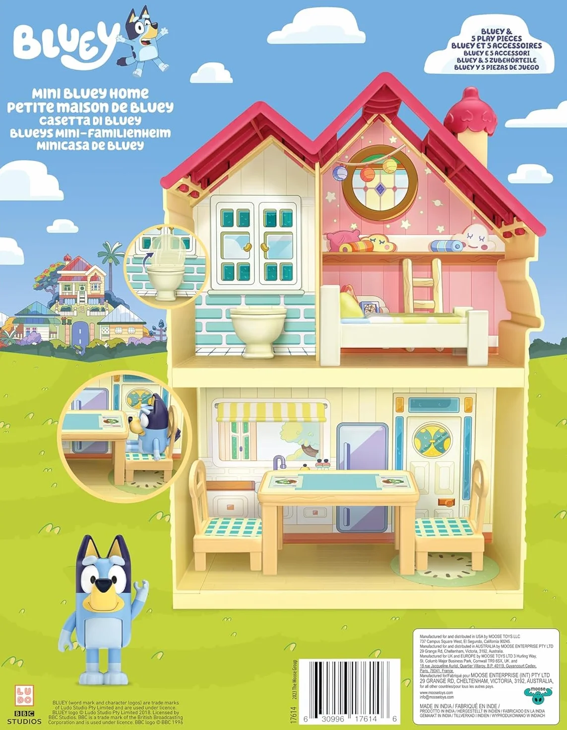 BLUEY MAŁY DOM RODZINNY Z 1FIGURKĄ