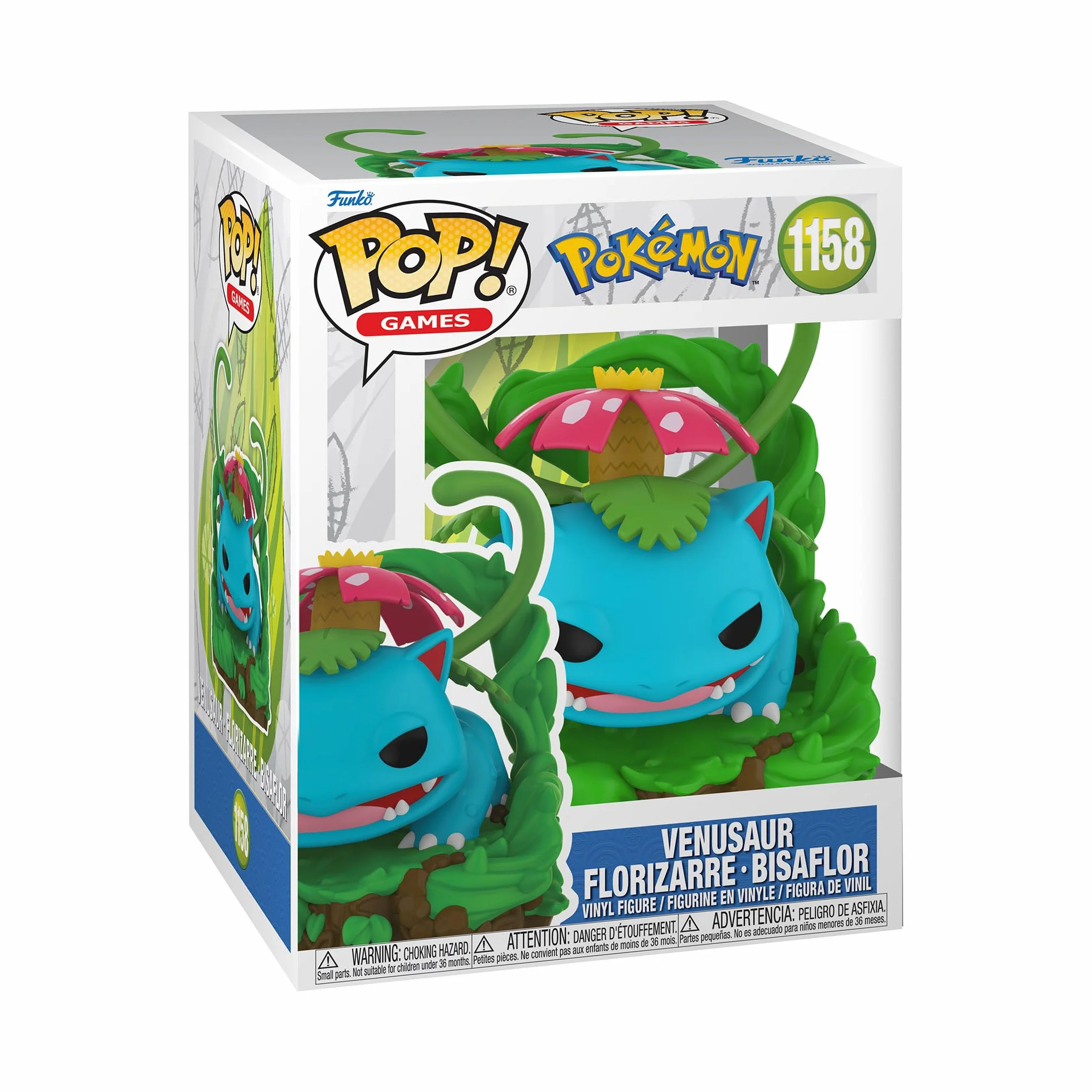 Funko Pop Premium: Pokemon - Venusaur - Figurka winylowa do kolekcjonowania - pomysł na prezent - oficjalny towar - zabawki dla dzieci i dorosłych - gry wideo - figurka kolekcjonerska