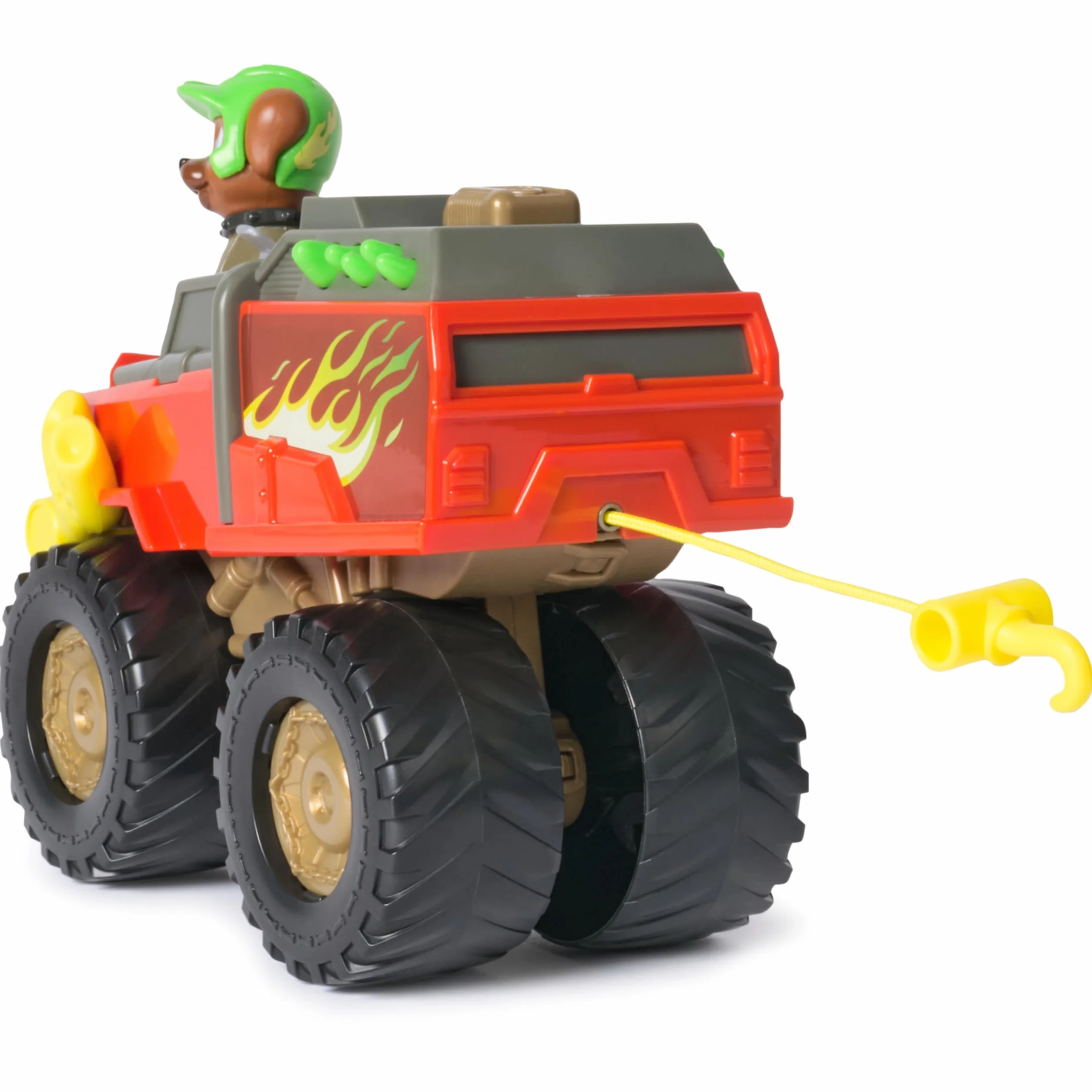 Psi Patrol: Rescue Wheels Monster Truck Boomera, Zabawkowa ciężarówka z transformacją pojazdu i kolekcjonerską figurką, zabawki dla dzieci dla chłopców i dziewczynek w wieku 3+