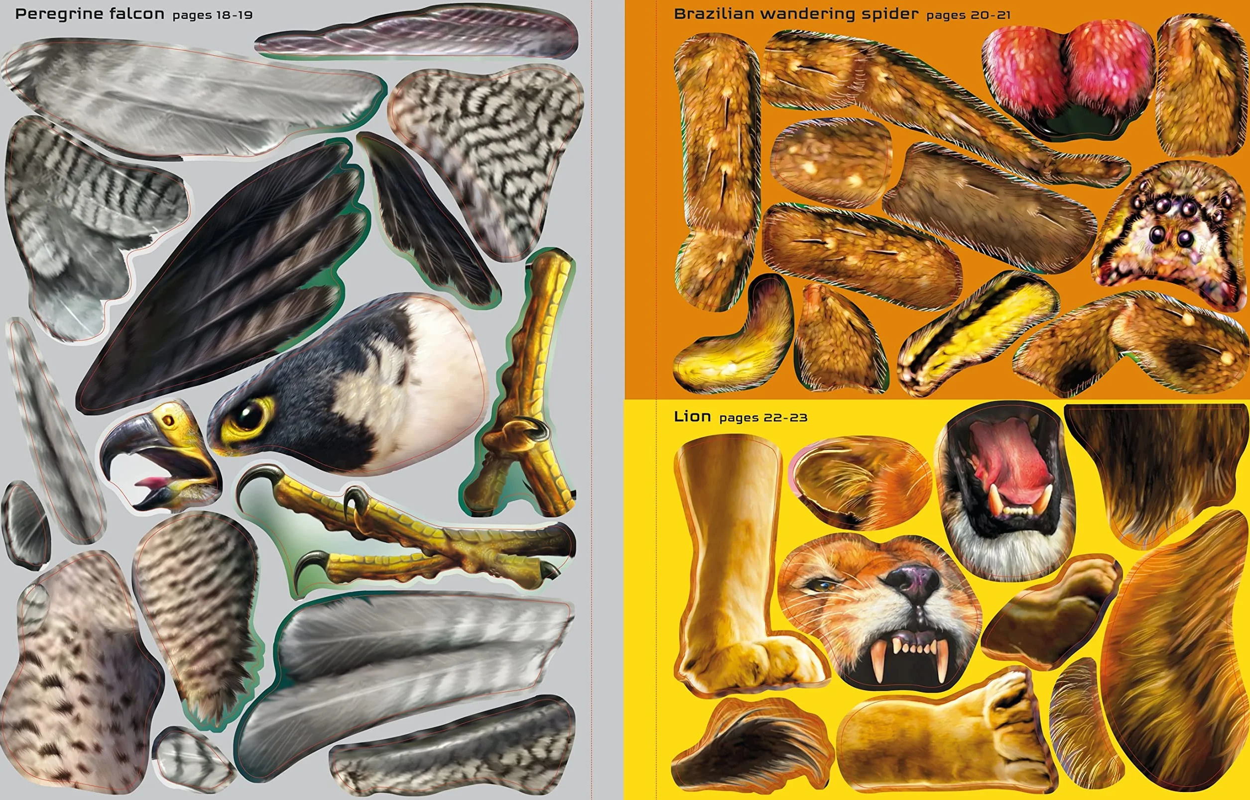 Build Your Own Deadly Animals (Build Your Own Sticker Book): 1