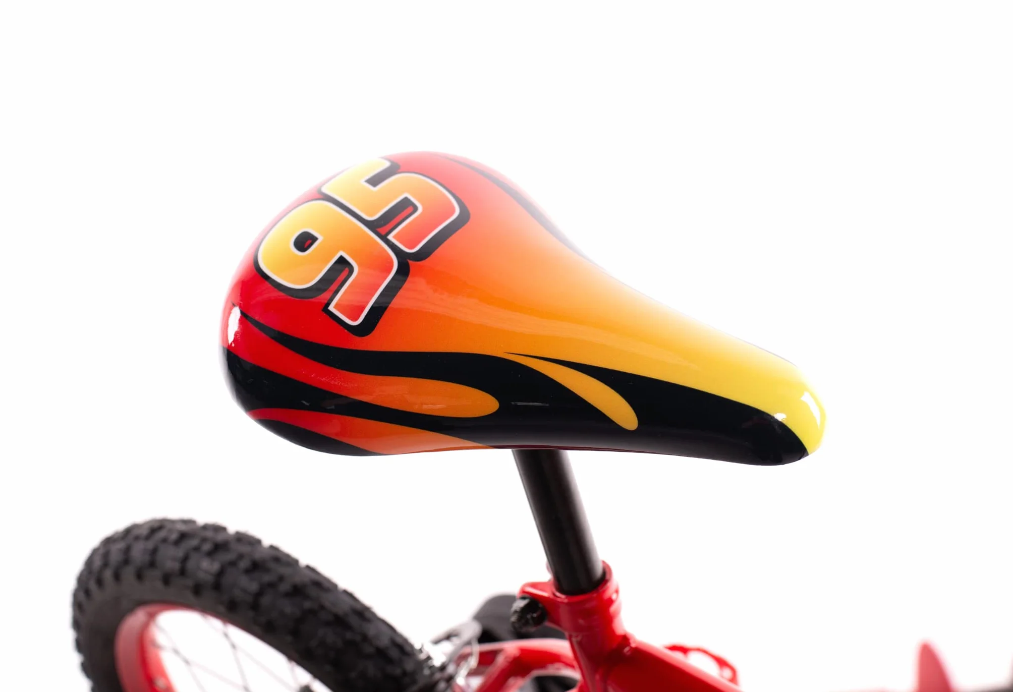 Huffy Disney Cars Luxury Unisex-Baby, 14 cali, czerwony
