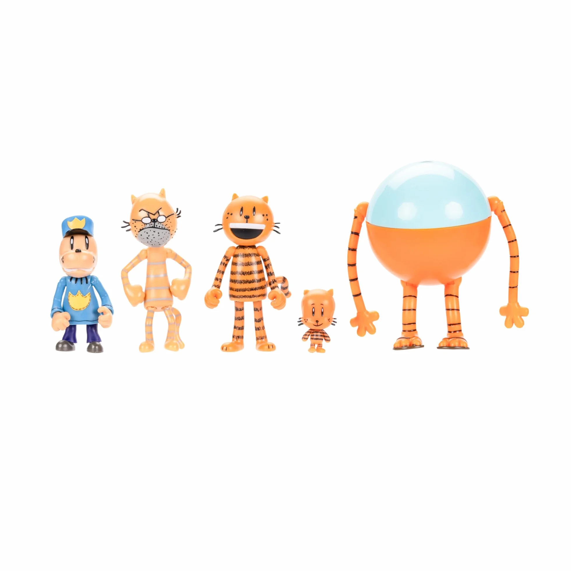 Dog Man Figurki 6,3 cm (2,5") 5-pak wielopak od Jakks Pacific's Wave #2