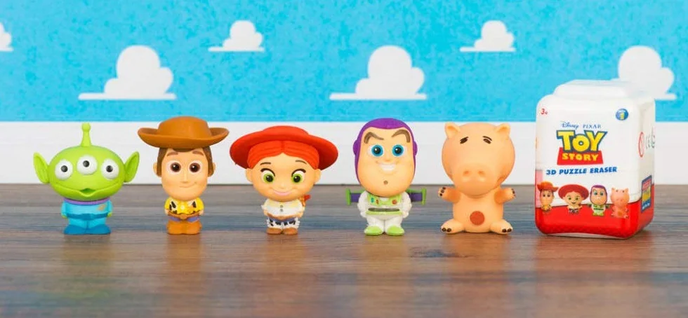 Sambro Disney Toy Story 4 figurki kolekcjonerskie, z Woody, Buzz, Alien, Hamm i Jessie, stwórz własne figurki z puzzli, od 3 lat, 1 ukryta figurka