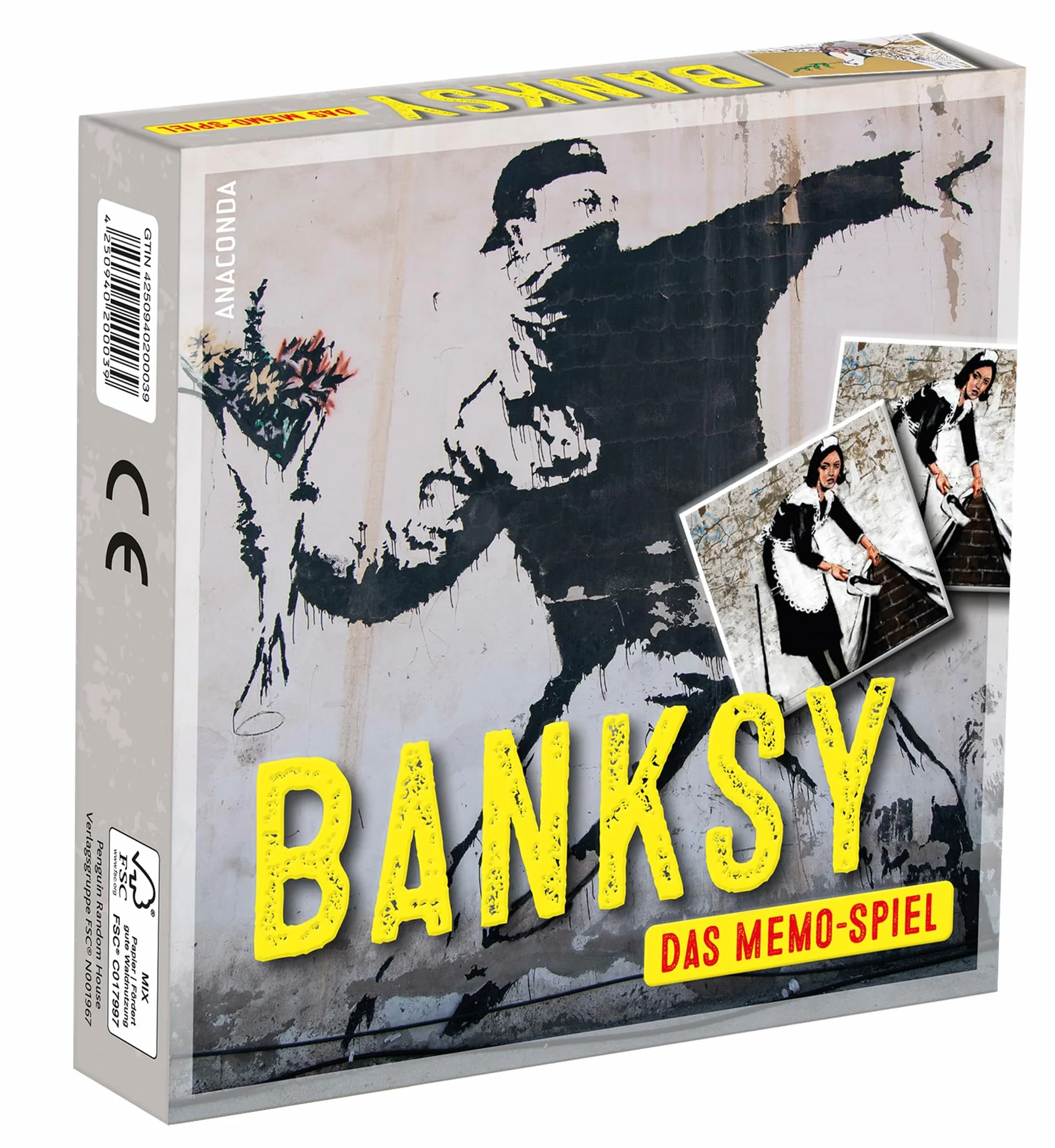 Banksy - Das Memo-Spiel: Memo-Spiel mit 40 Spielkarten im Spielkarton