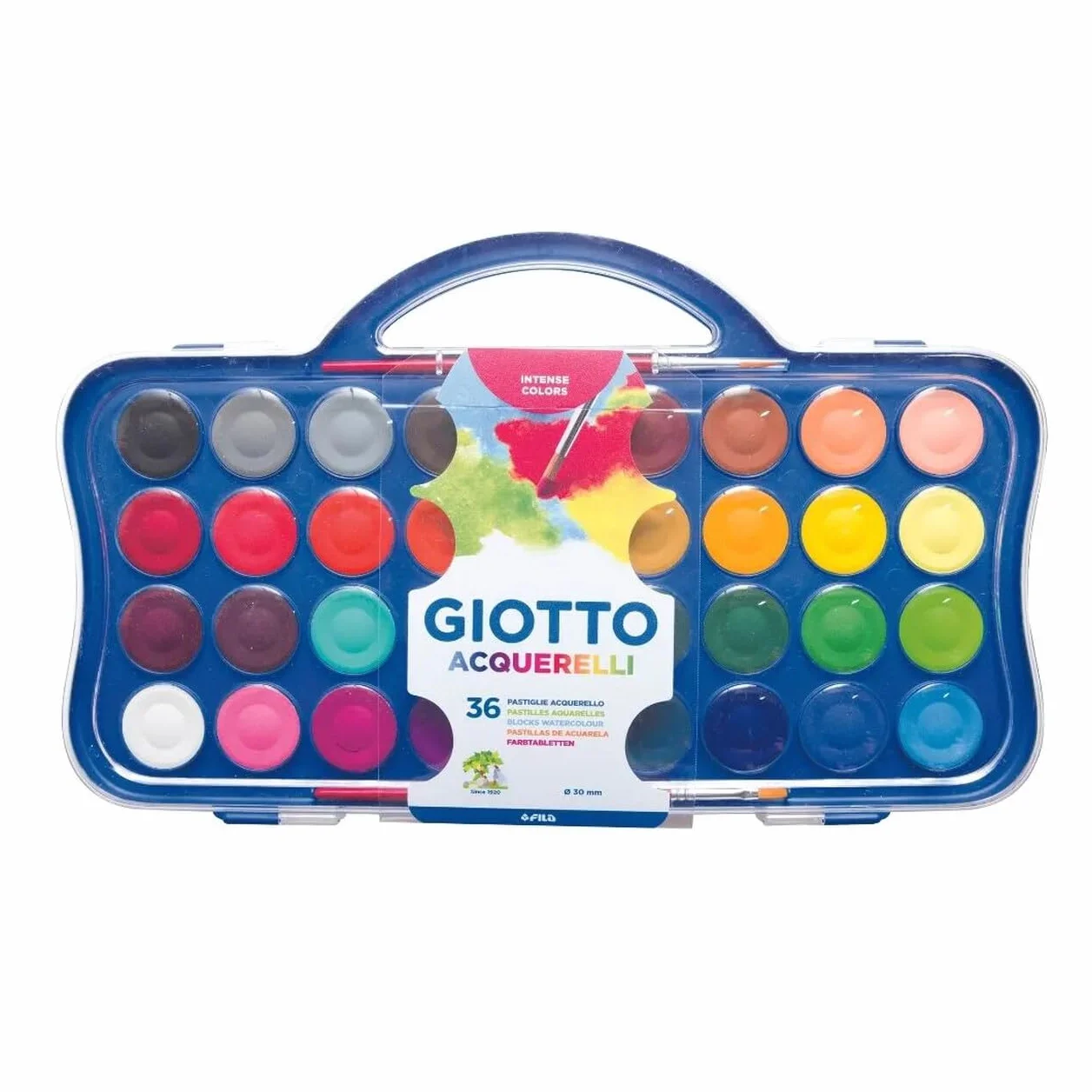 Giotto 353600 farby akwarelowe, 36 sztuk