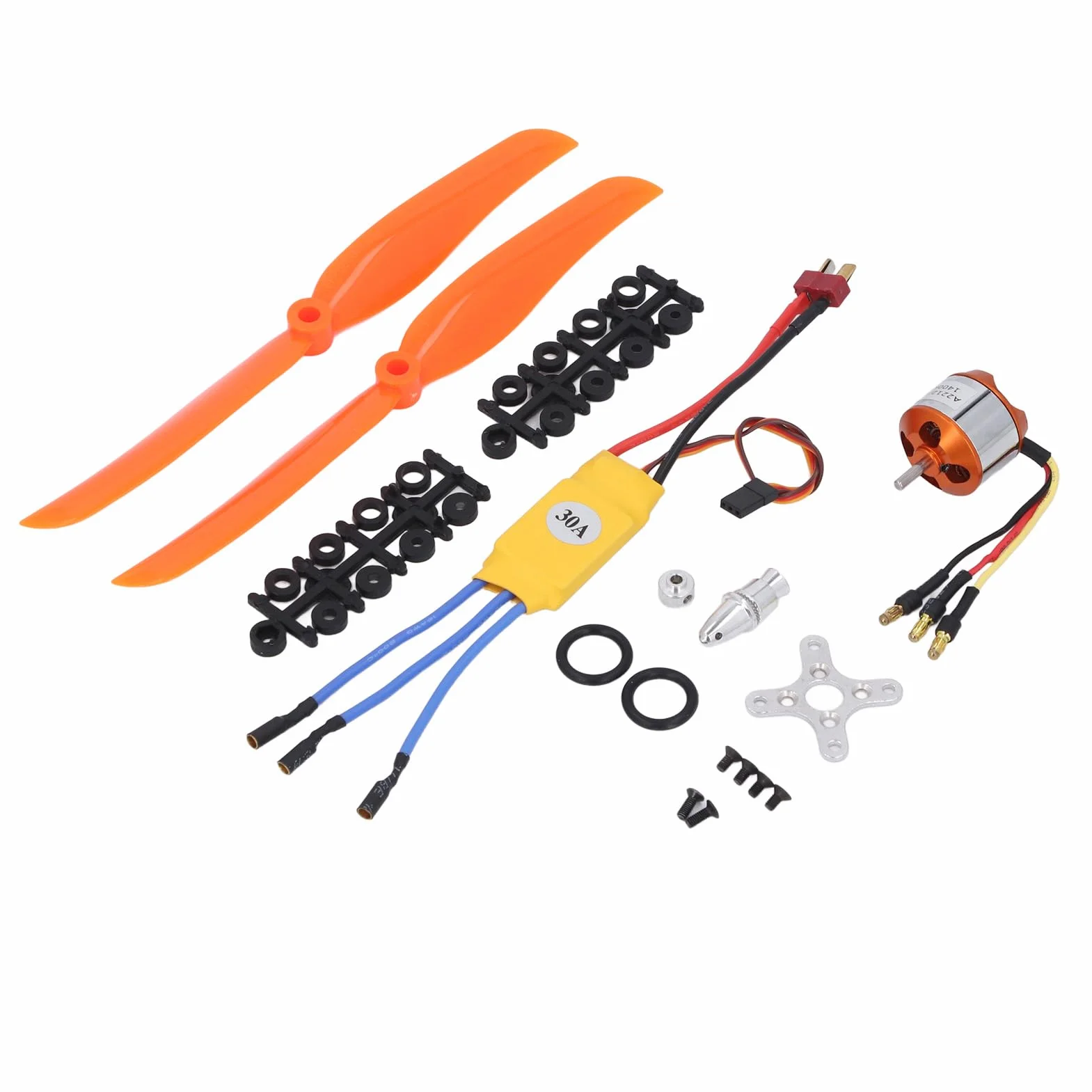 A2212 1400KV RC Bezszczotkowy Silnik 30A ESC Bezszczotkowy Silnik Wychodzący 8060 śmigło i Zestaw śrub do Zdalnie Sterowanego Samolotu Quadcopter