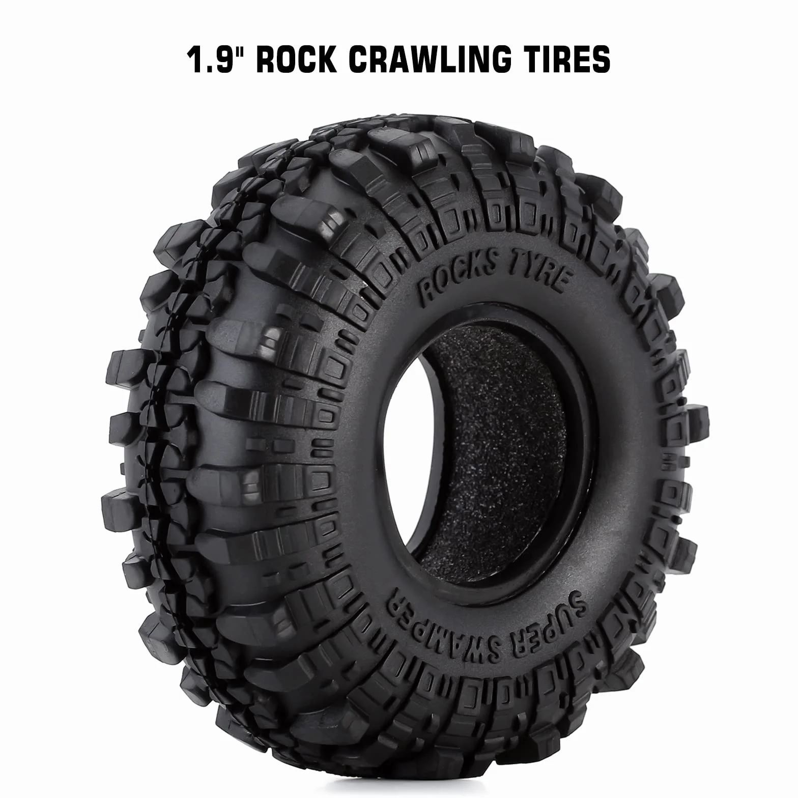 INJORA RC opony 1,9 cala Crawler do 1:10 Rock Crawler Axial SCX10 90046 SCX10 III AXI03007 Tamiya CC01 D90 D110