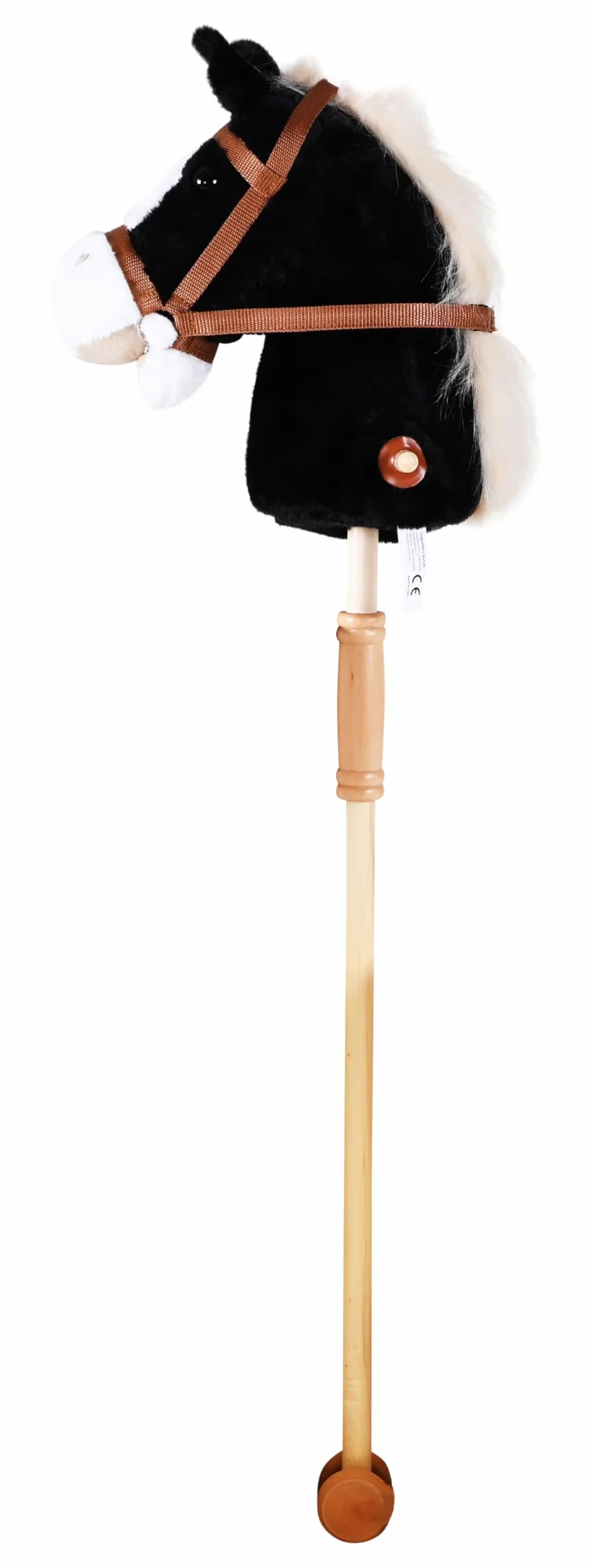 Knorrtoys 40102 - koń na kiju "Blacky", czarny