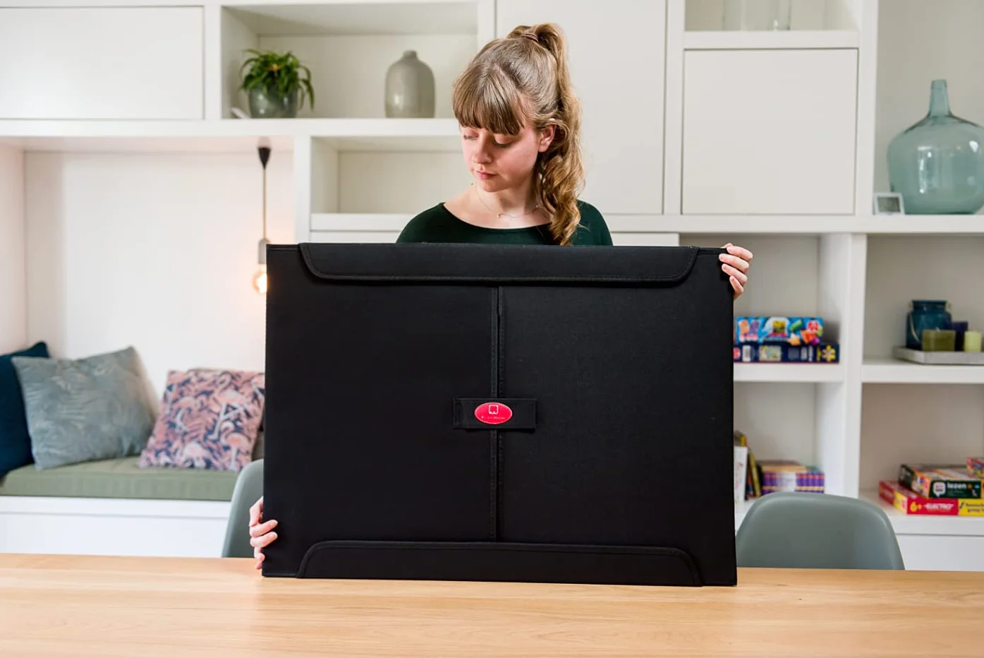Jumbo Porta Standard Mata do Puzzli, Czarny, Do 1000 elementów