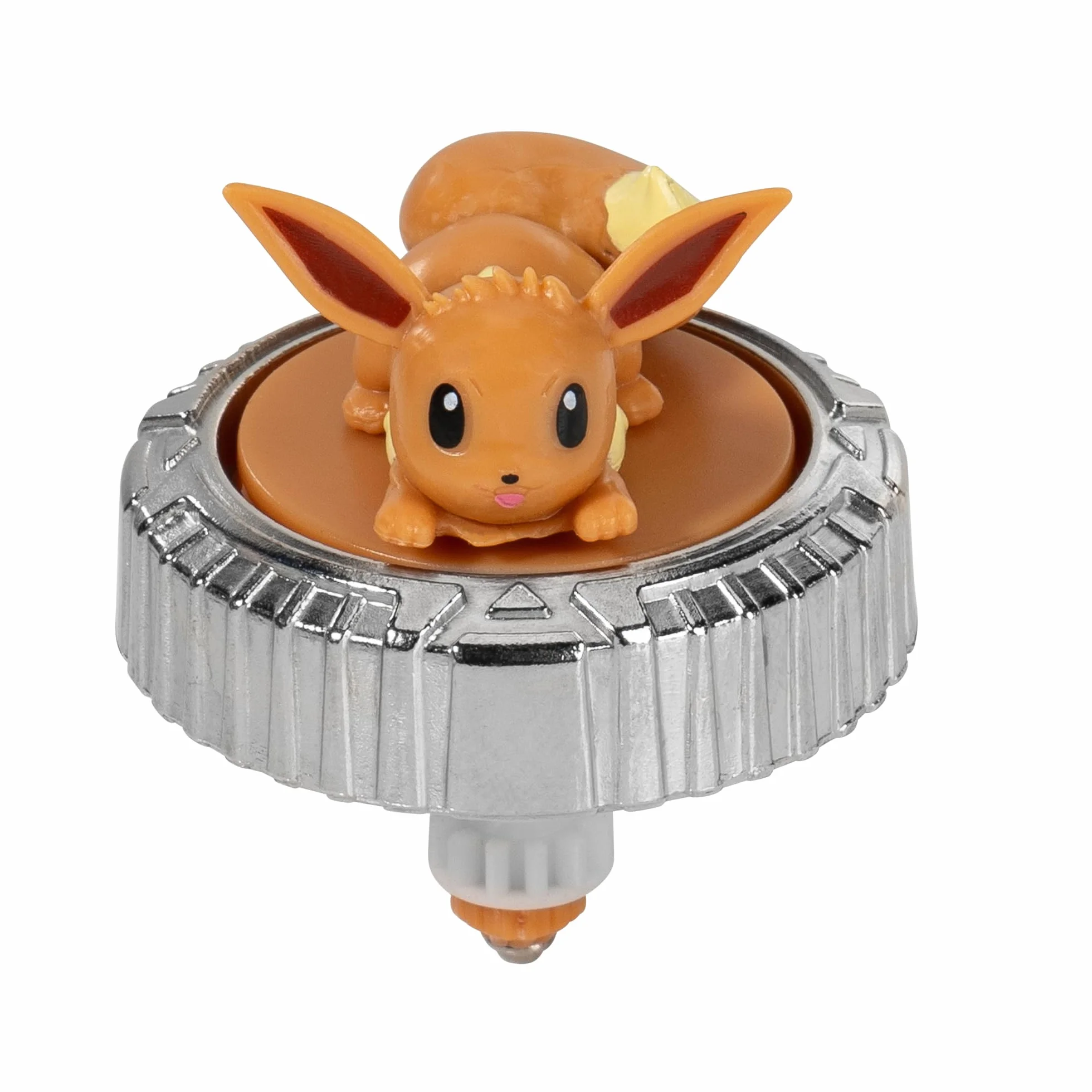 Bandai - Pokémon Arena + 4 Spinnery w Zestawie - 2 Wyrzutnie Pokéball + 4 Bączki Pikachu, Evoli, Caparchip i Salamche - Fighting - Zabawka Dla Dzieci 4 Lata i + JW4411