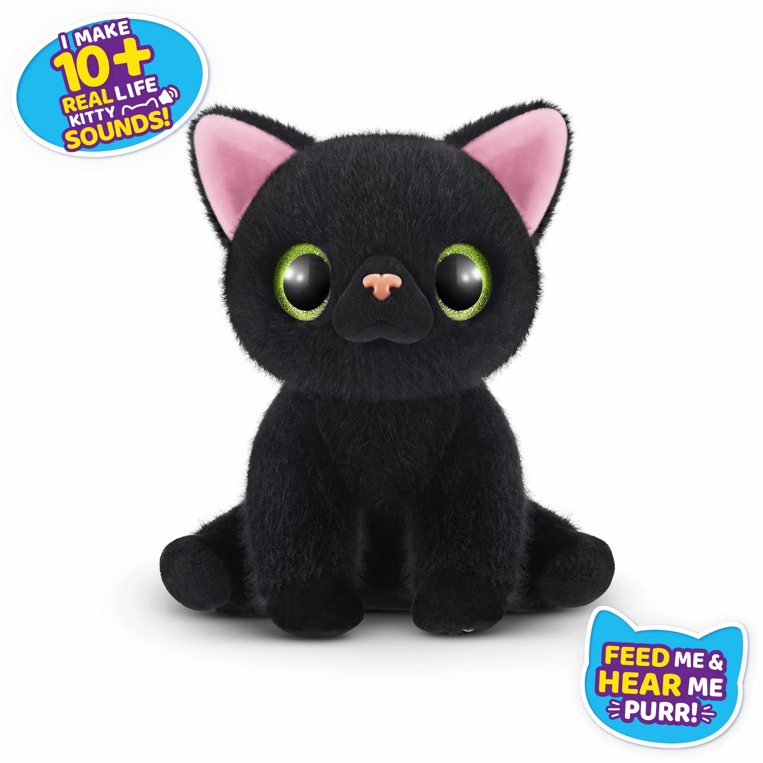 Pets Alive Smitten Kittens Surprise Lucky Interactive Electronic Pet Kitten 10 dźwięków ultra miękkie pluszaki