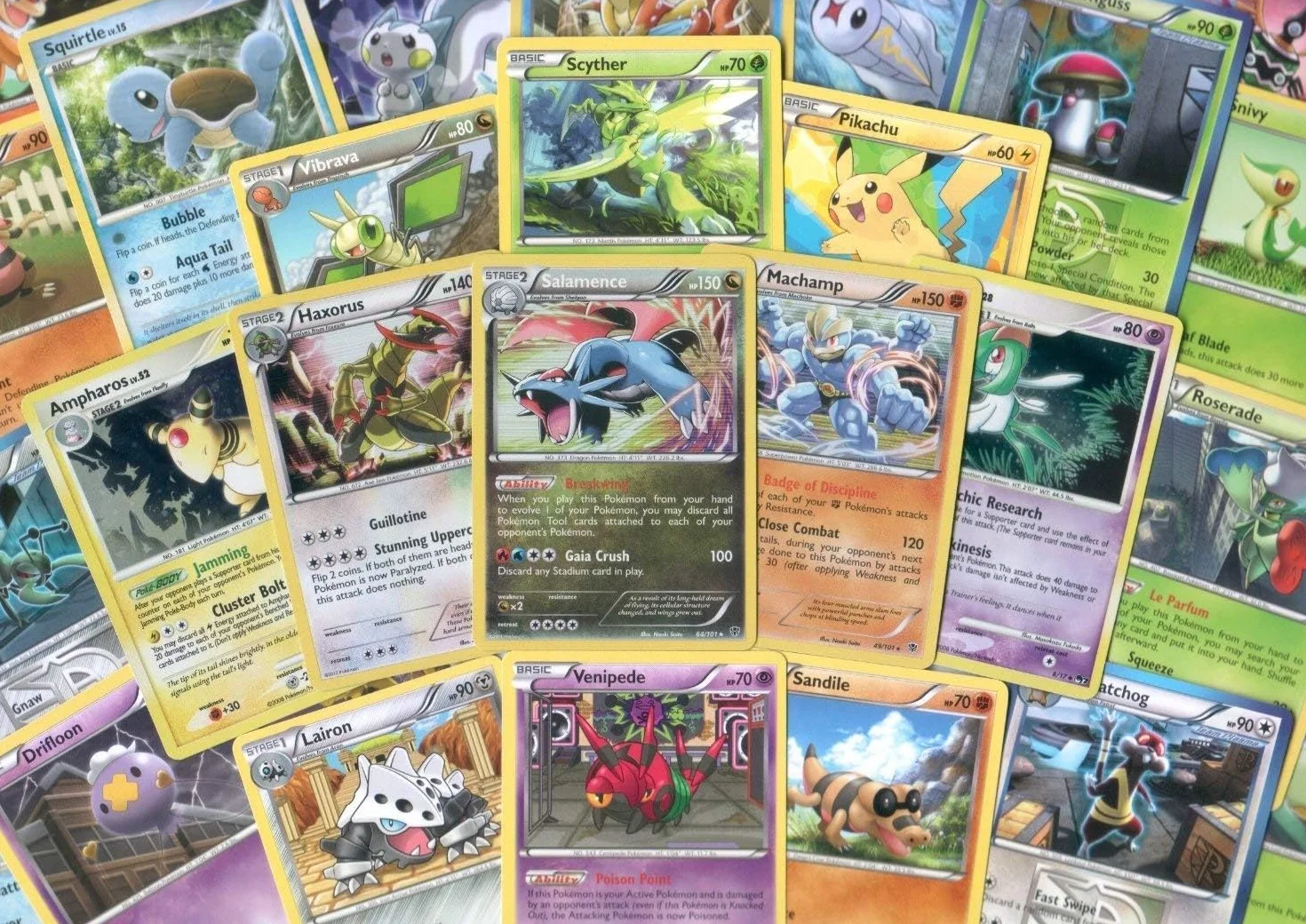 Pokemon Zestaw 100 różnych kart kolekcjonerskich