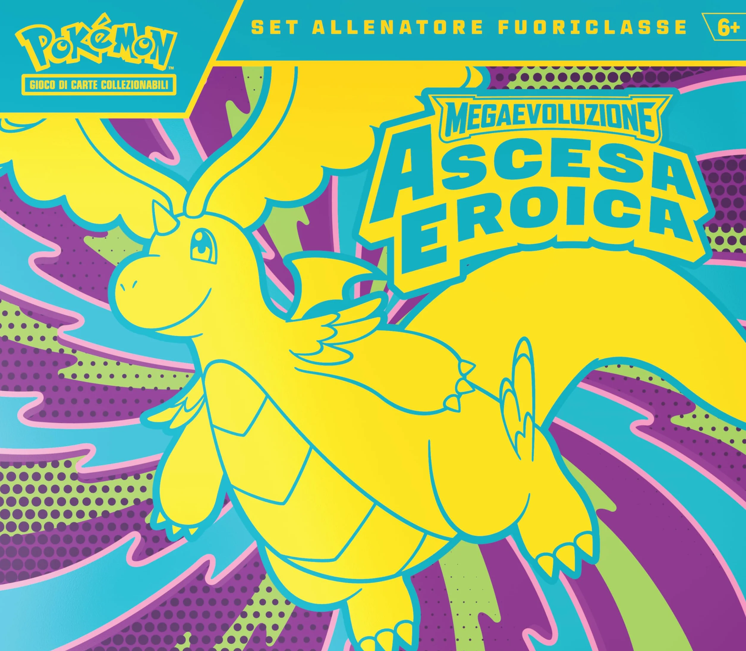 Pokémon: Megaewolucja Expansion Trener - Heroiczne powstanie GCC Pokémon (jedna karta promocyjna na pełnej długości, dziewięć worków rozszerzeń i akcesoria premium)