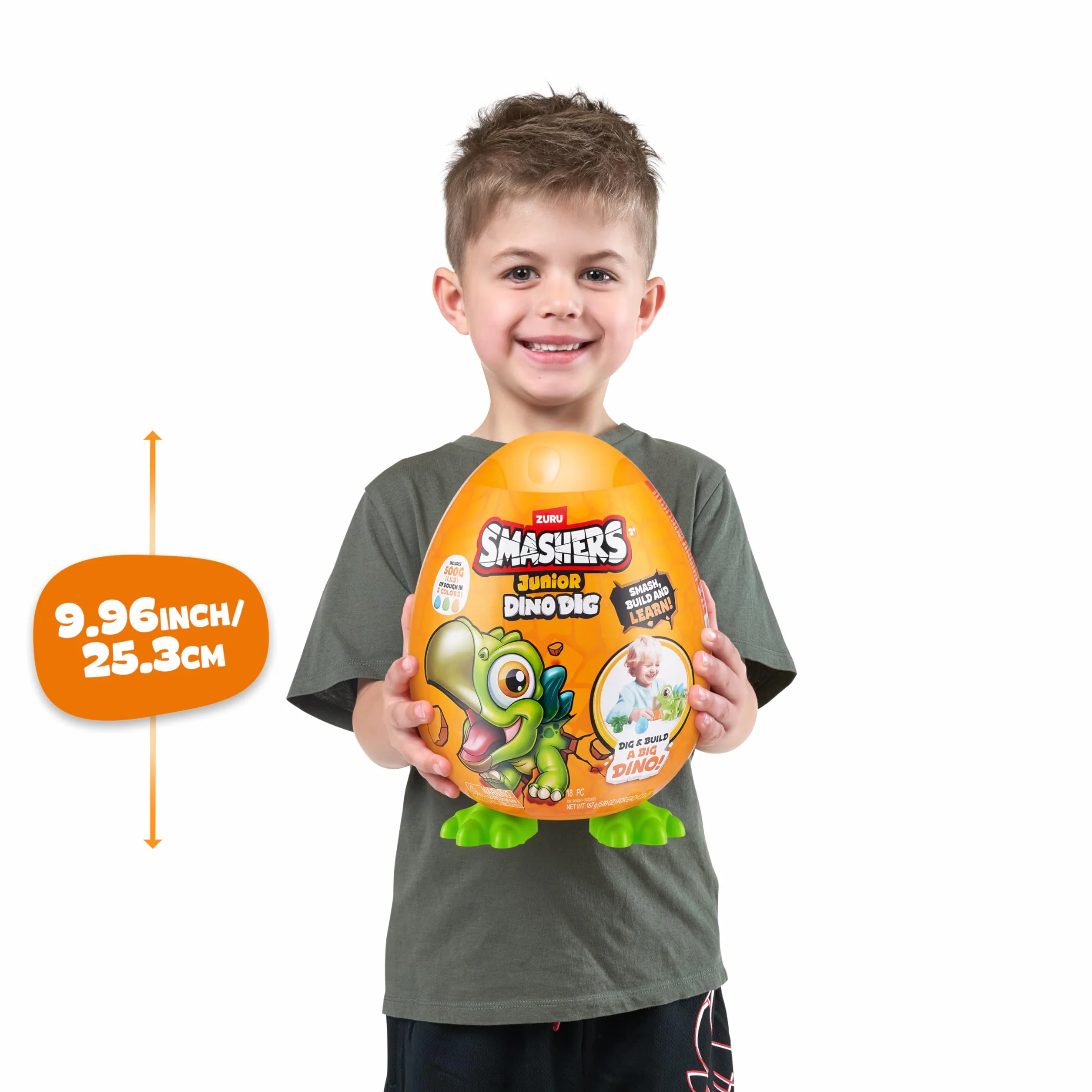 Smashers Junior Dino Dig małe jajko (triceratops)