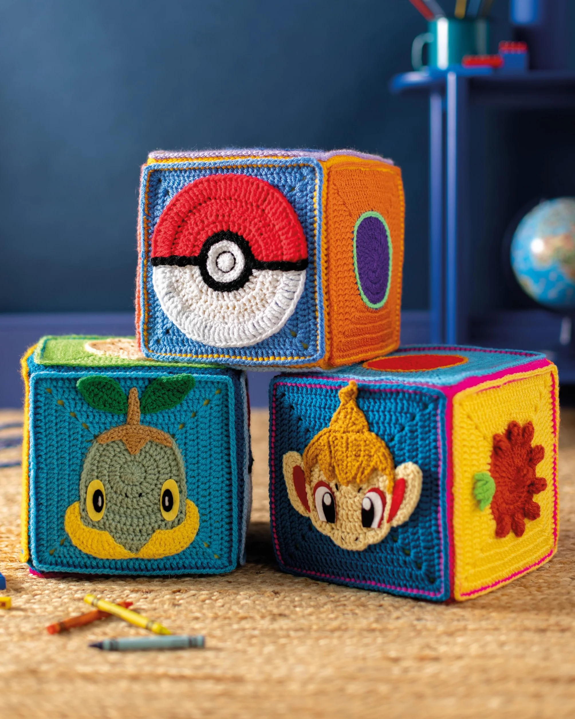 Pokémon Crochet Squares: Bring Pikachu and Friends to Life with Over 30 Cute Pokémon Granny Squares