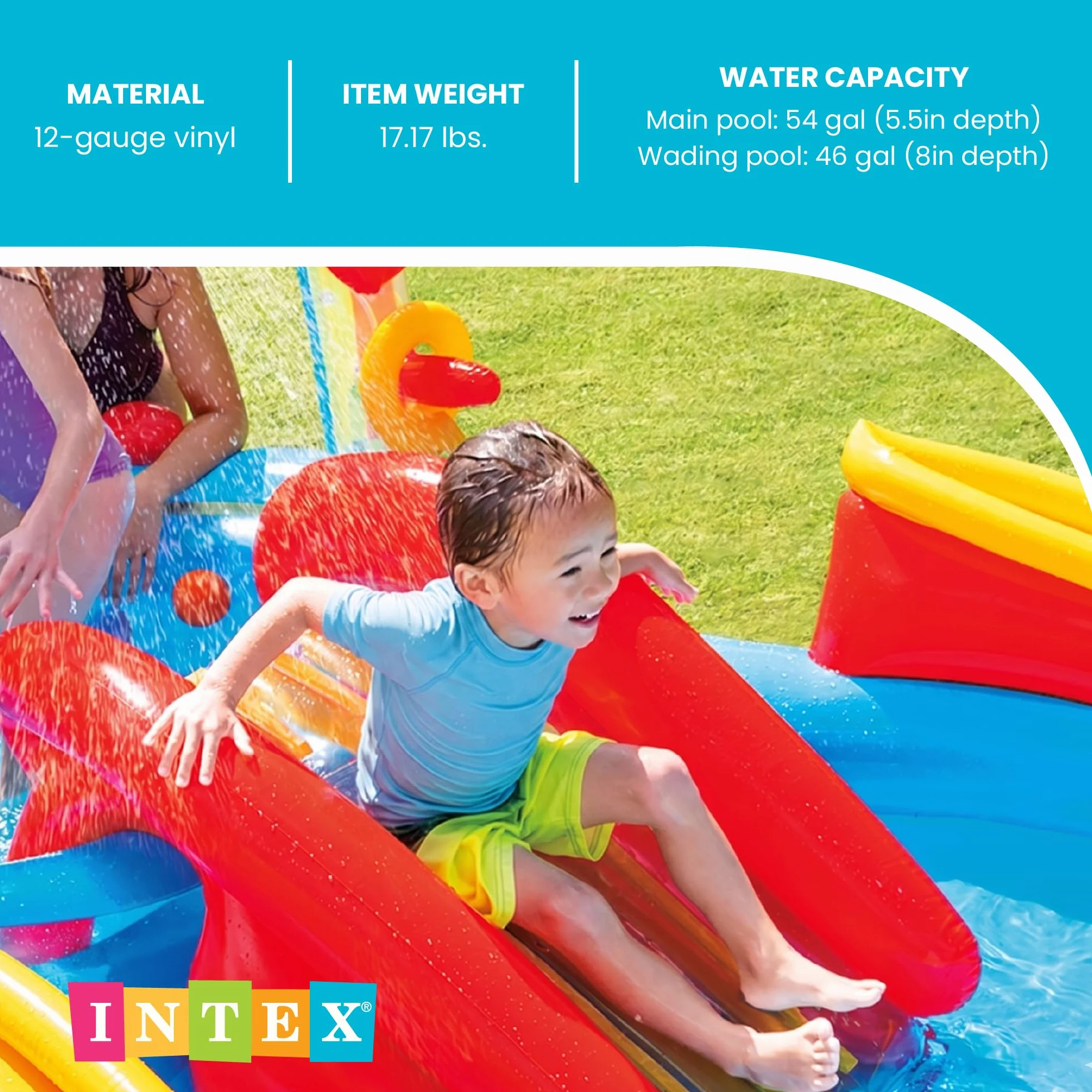 Intex Rainbow Ring Play Centre Wielokolorowy