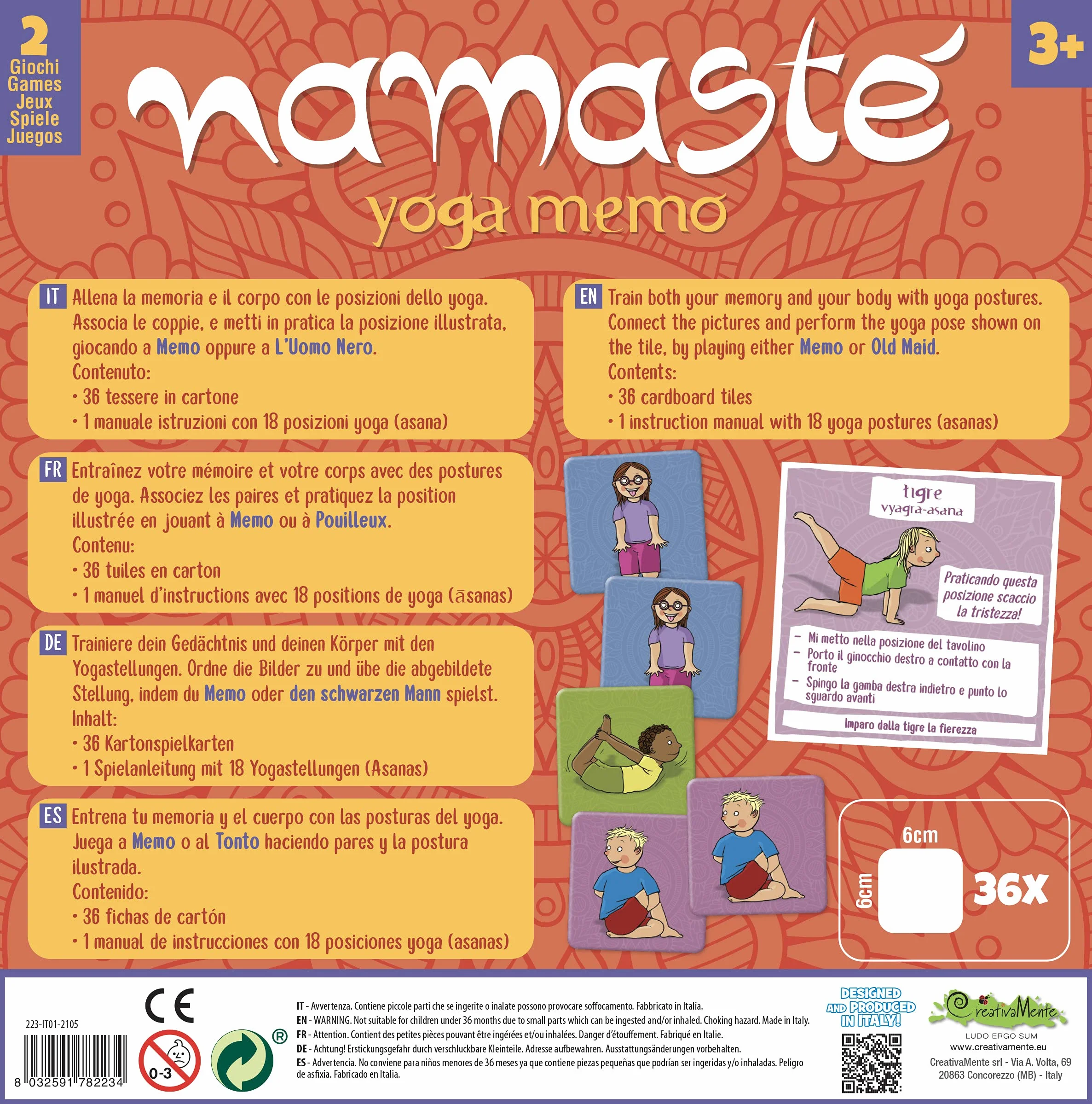 CreativaMente Namasté Yoga Memo