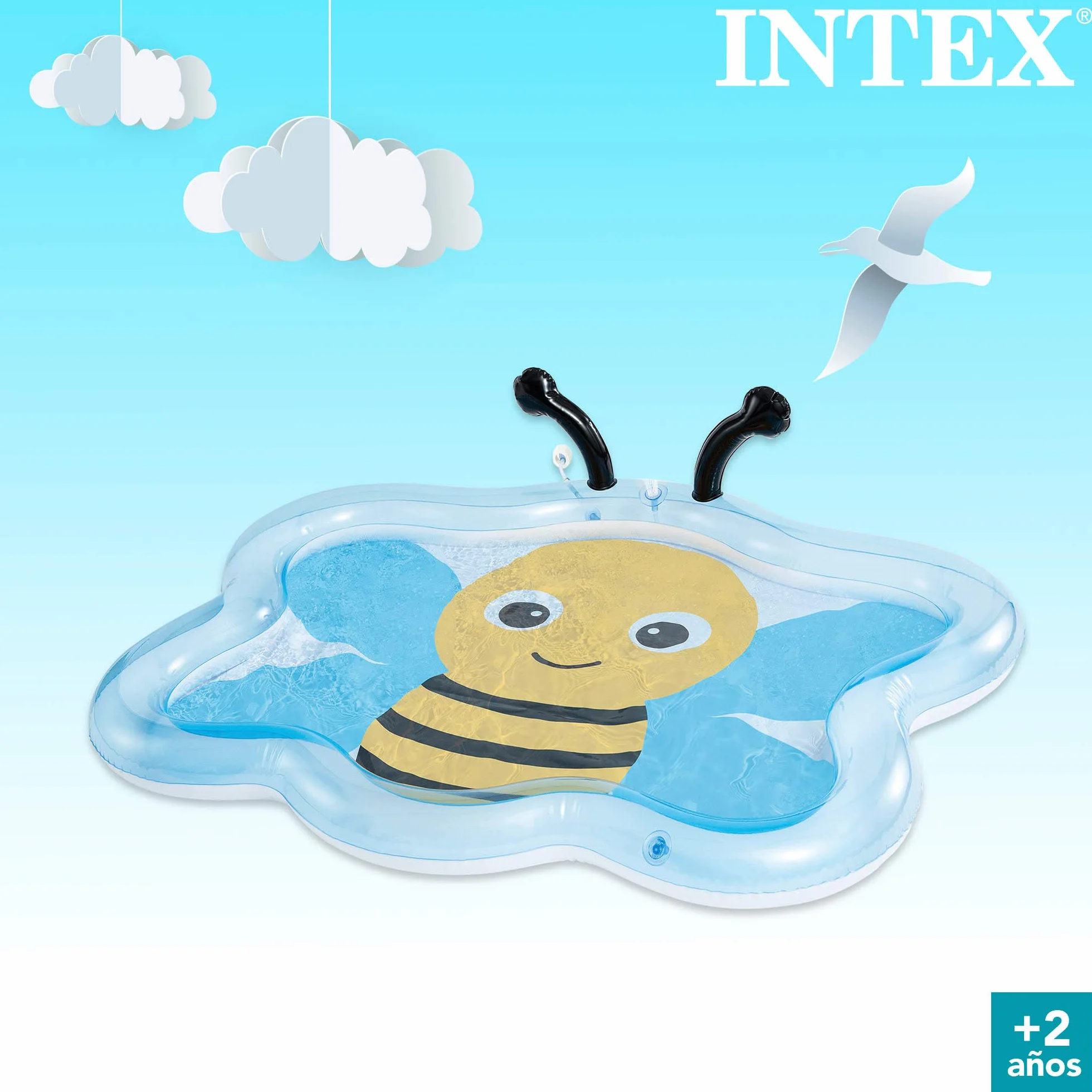 Intex 127x102 Cm Shower Bee Swimming Pool One Size