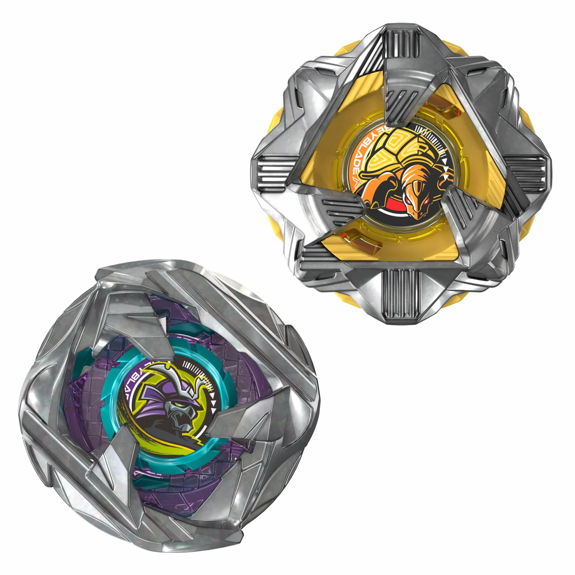 Dwupak bączków Beyblade X Calibur Samurai 6-70M BX i Obsidian Shell 3-85S BX