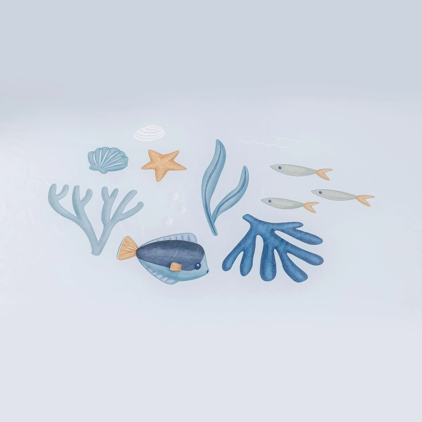 Little Dutch Ocean Dreams namiot Pop-Up 122 x 110 x 122 cm niebieski