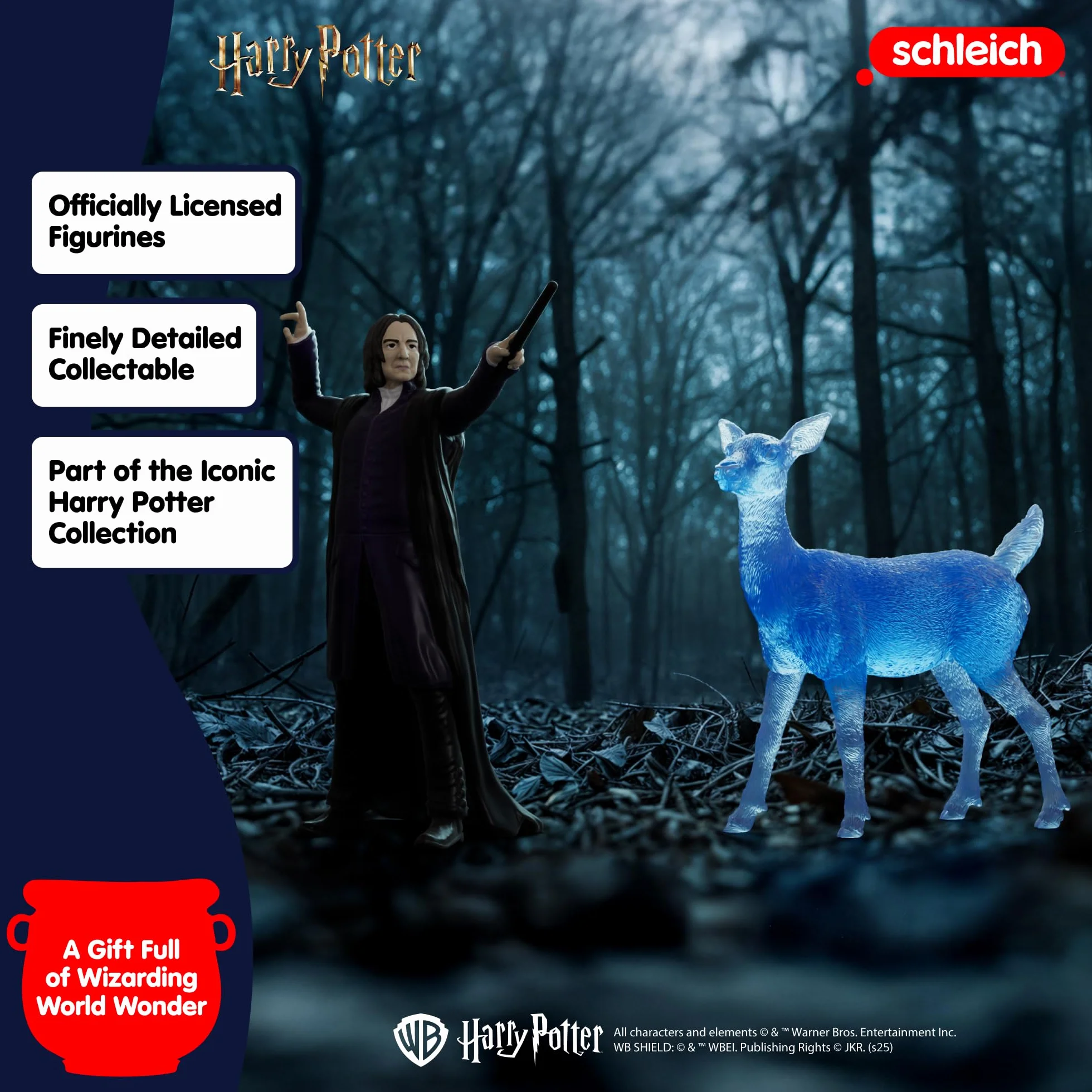 schleich 42683 Profesor Snape i Patronus, od 6 lat, WIZARDING WORLD - figurka, 16 x 11 x 18 cm