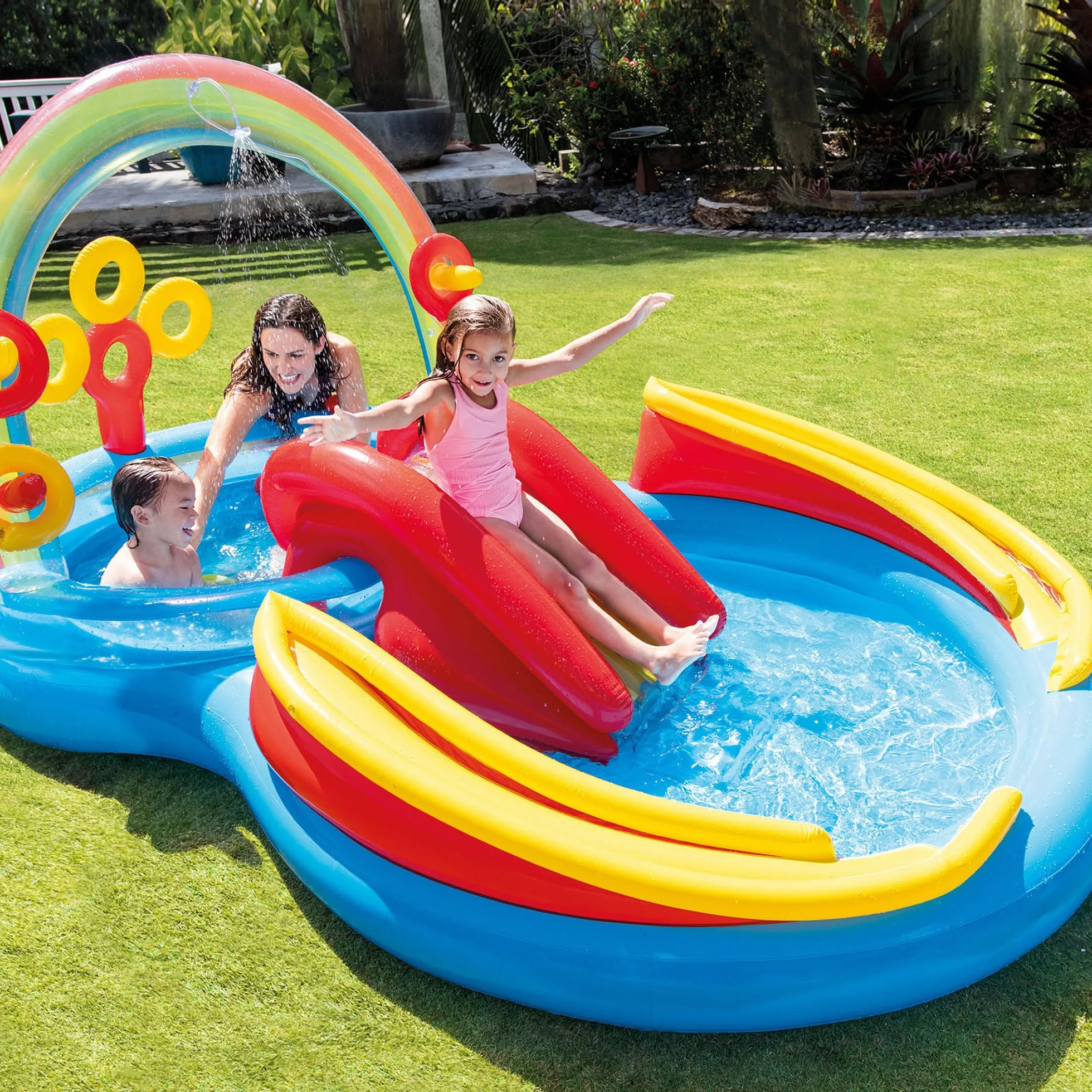 Intex Rainbow Ring Play Centre Wielokolorowy