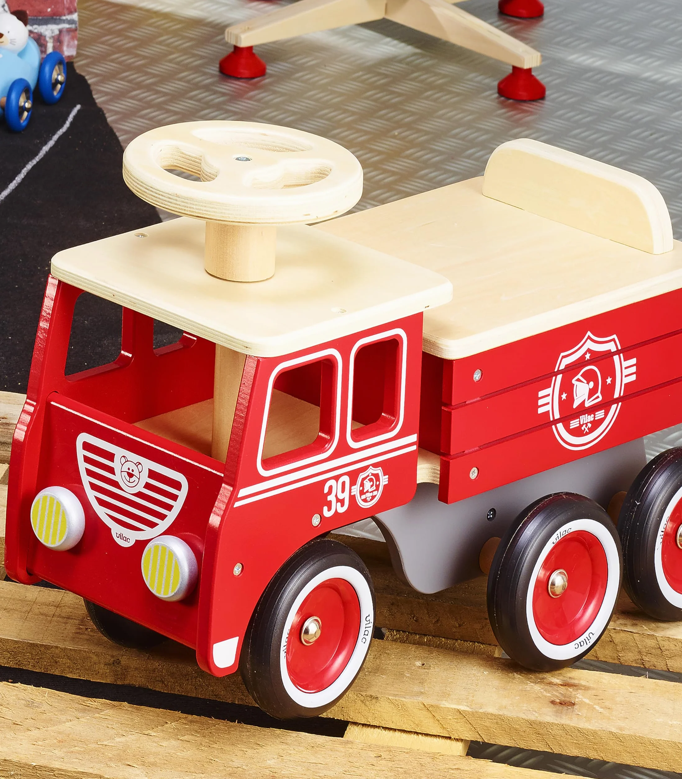 VILAC - Ride on Firetruck (1126R)