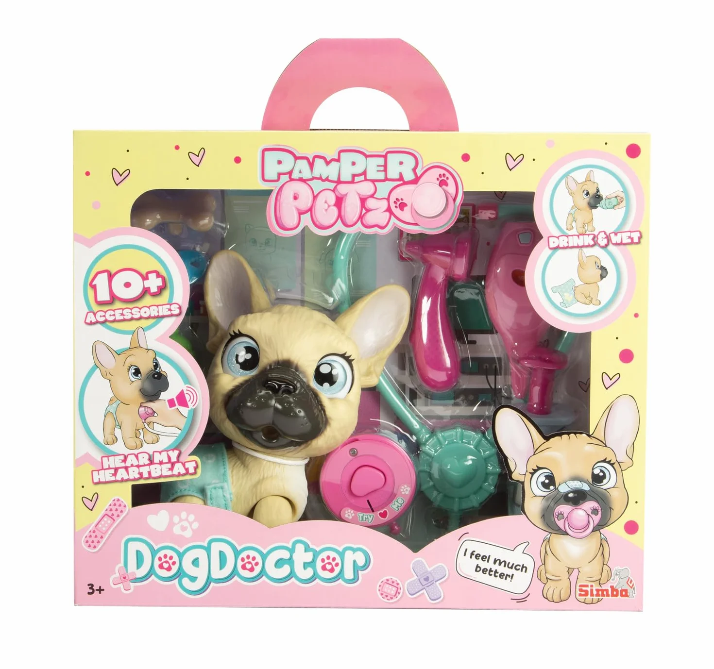 Simba 105950056 Pamper Petz zestaw weterynarza