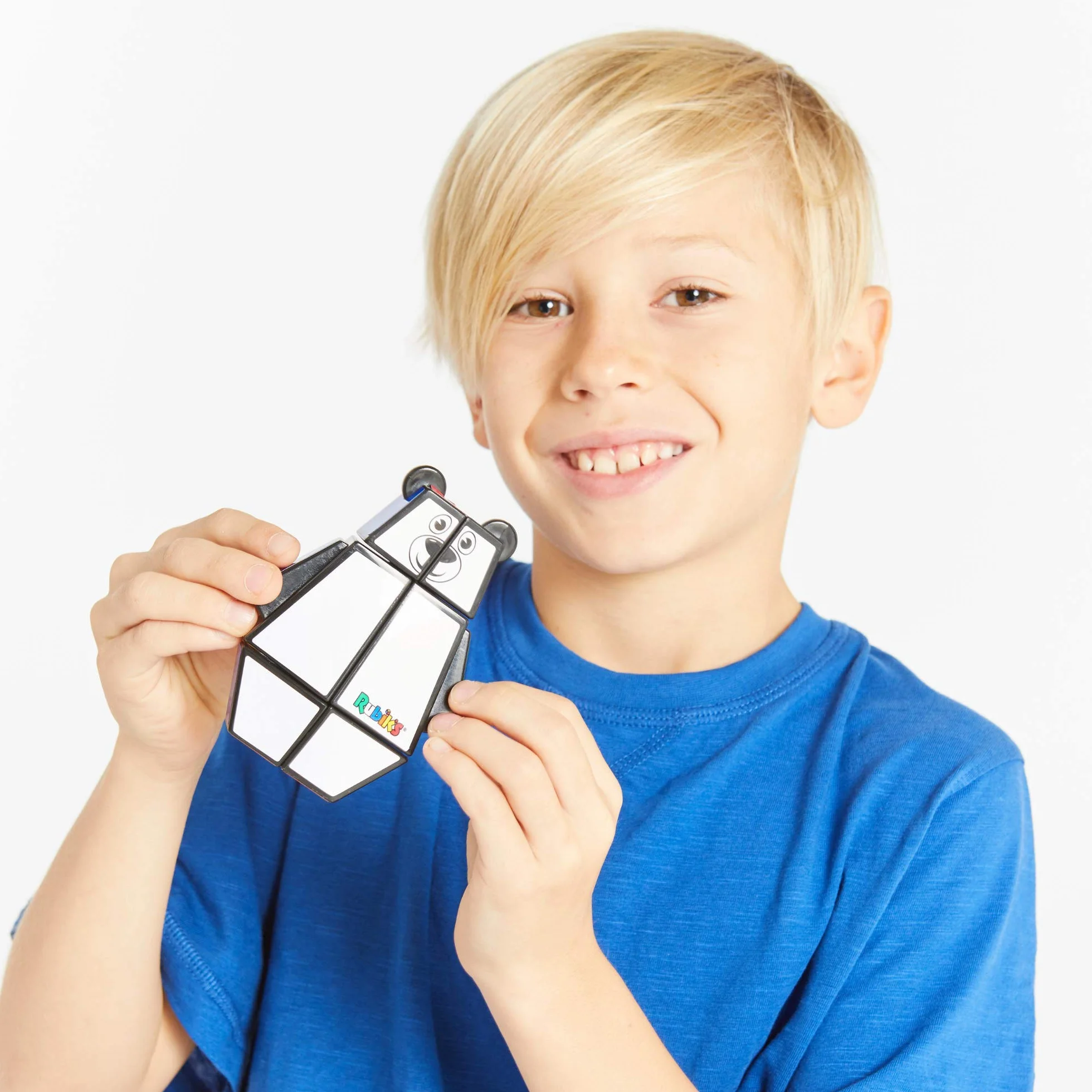 Rubik's Junior niedźwiedź | oryginalne puzzle zwierzęce dla dzieci, łatwe do chwytania