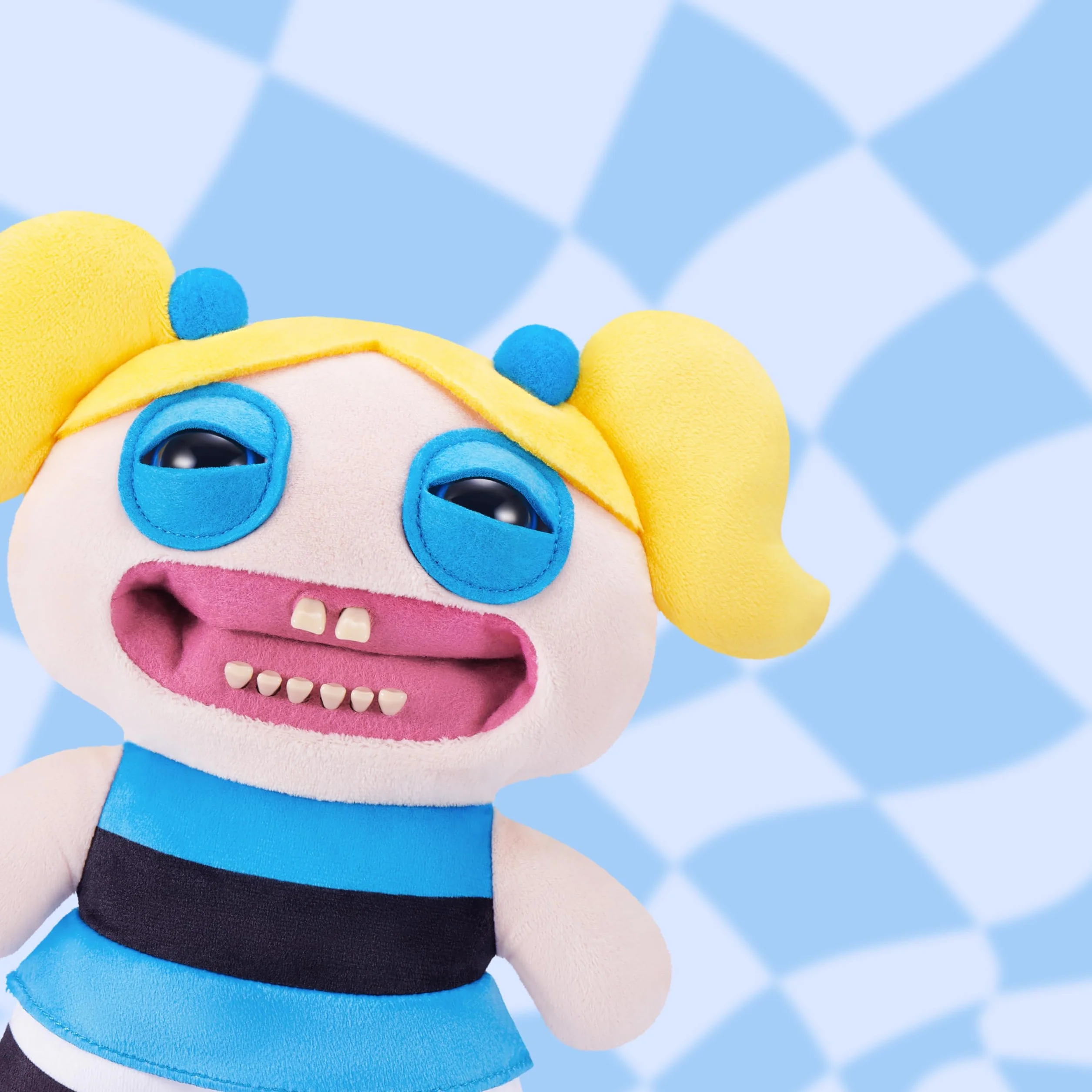 FUGGLER SERIES 1-POWERPUFF GIRLS PLUSH 9" (BUBBLES)