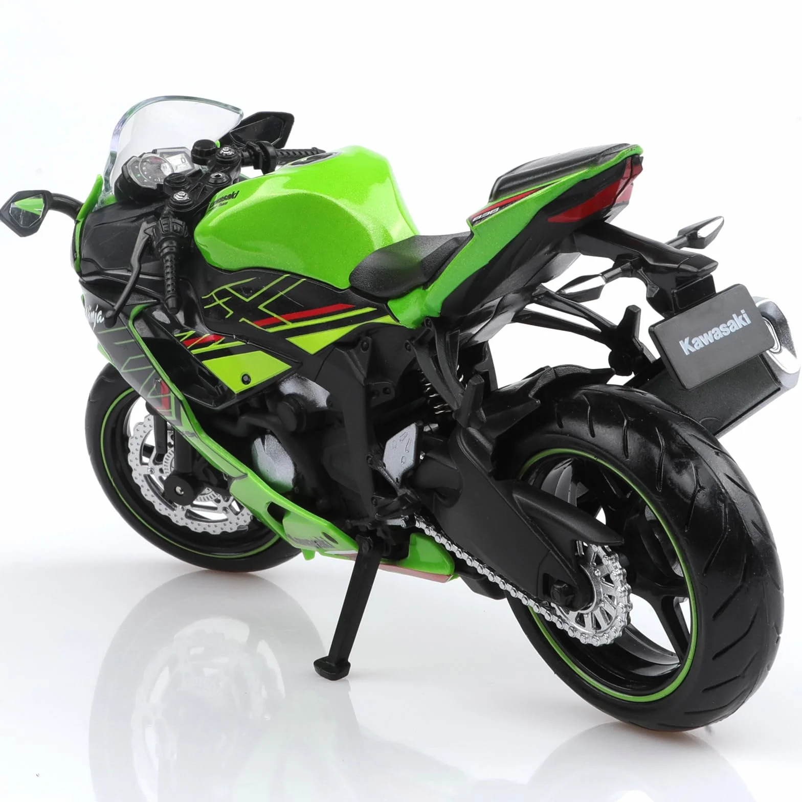 TOKAXI 1/12 skala Kawasaki Ninja Z6 odlewane plastikowe motocykle, model motocykla Kawasaki, zabawka motocykl Ninja dla chłopców i dziewcząt