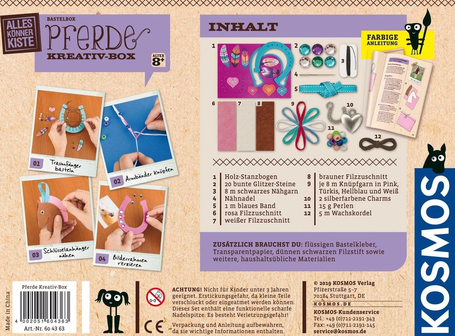 Bastelbox Pferde Kreativbox: Bastel-Set