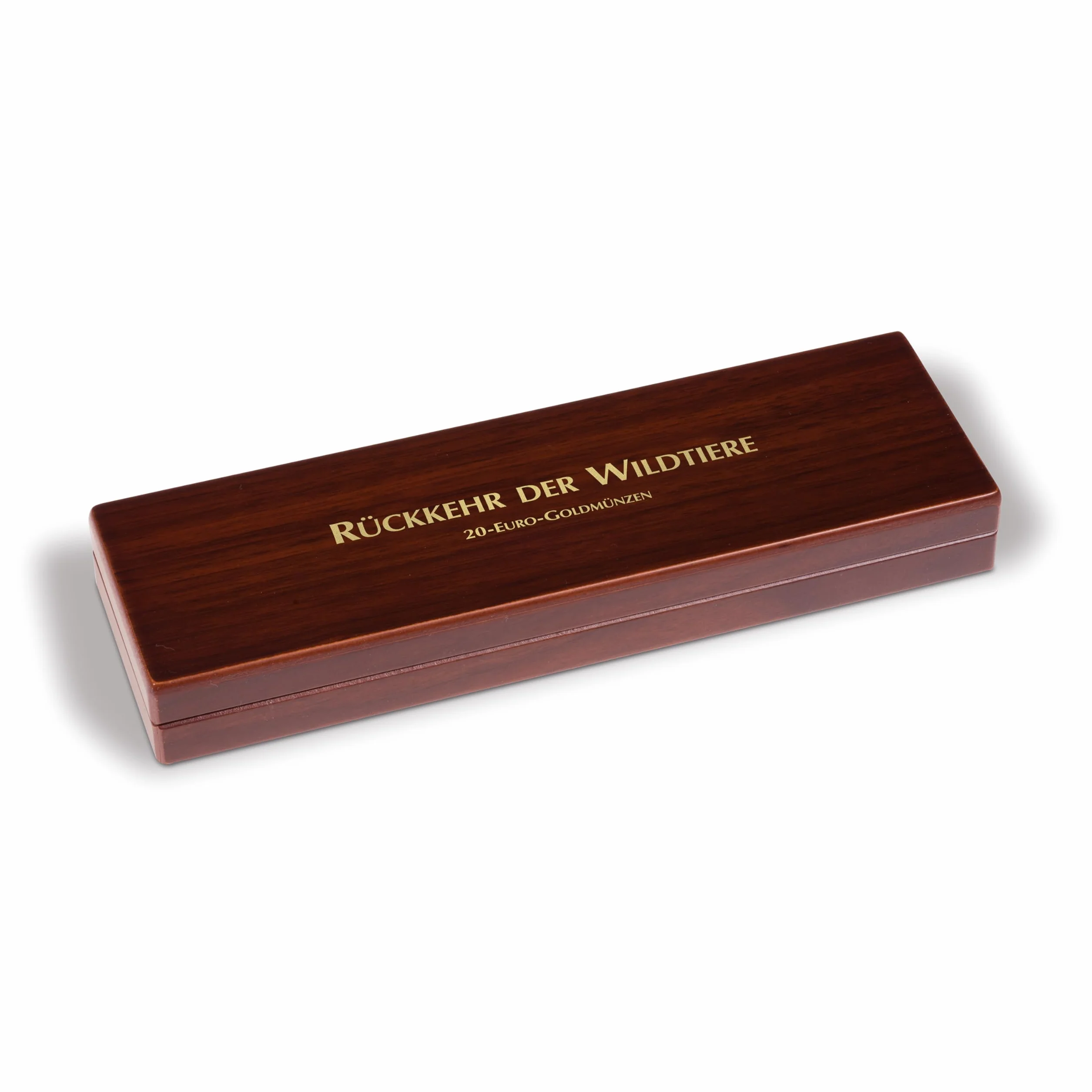 Leuchtturm Etui na monety Volterra na 6 złotych monet 20 € URO "Powrót dzikich zwierząt" w kapsułkach