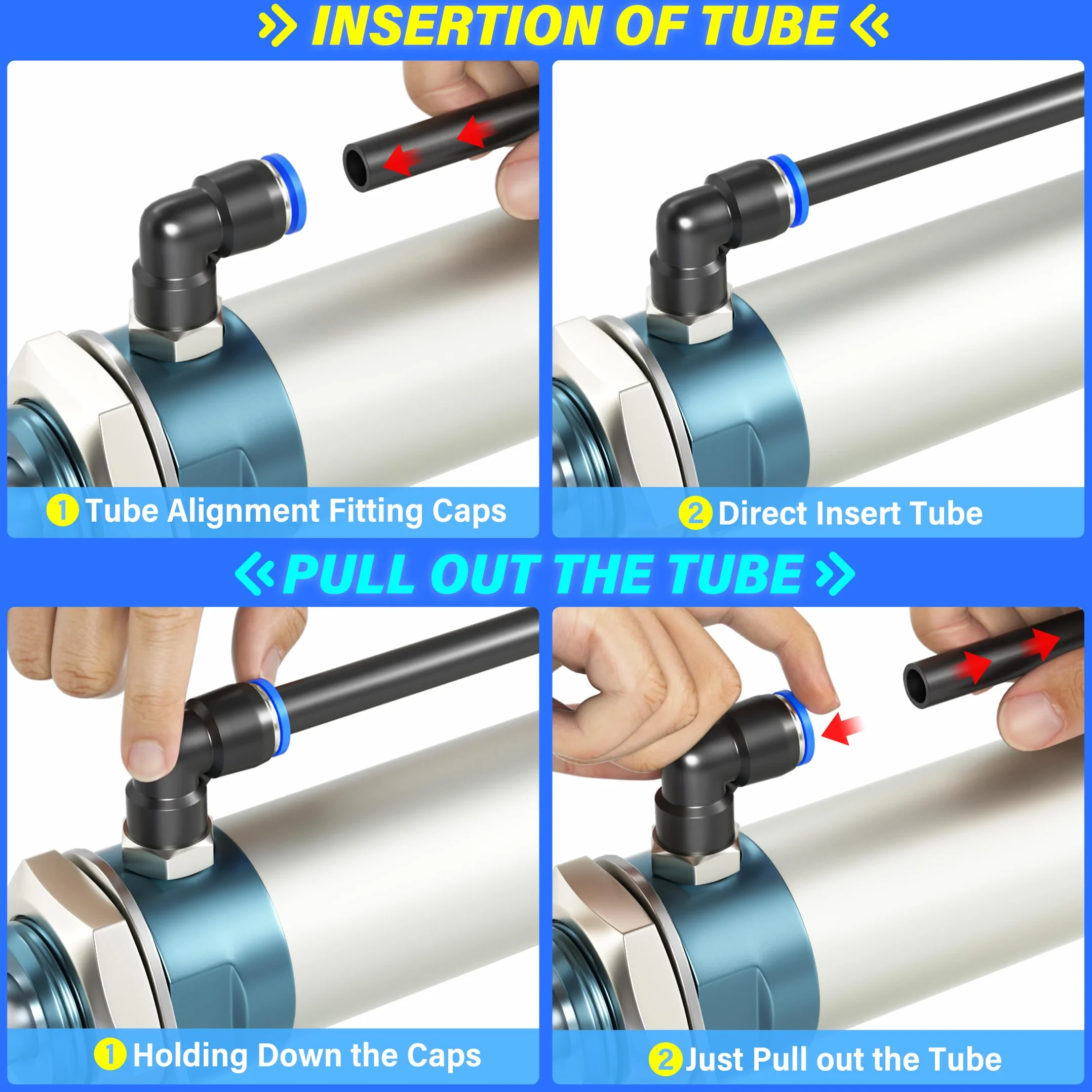 TAILONZ PNEUMATIC Czarny 10 mm OD 10 metrów PU Air Tubing Wąż Pu Air Hose do przewodów powietrznych lub rur transferowych płynu