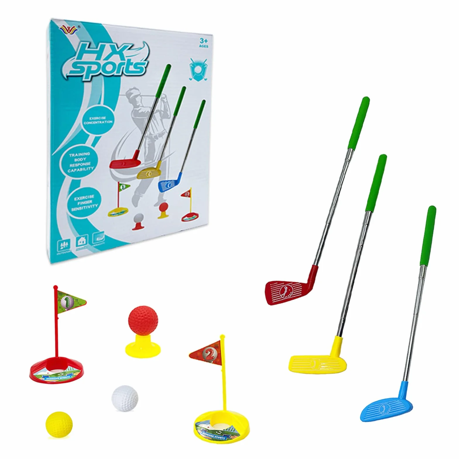 Mini Golf, Zabawki sportowe na świeżym powietrzu dla dziecko, Prezenty dla chłopców i dziewcząt w wieku 3-5 lat
