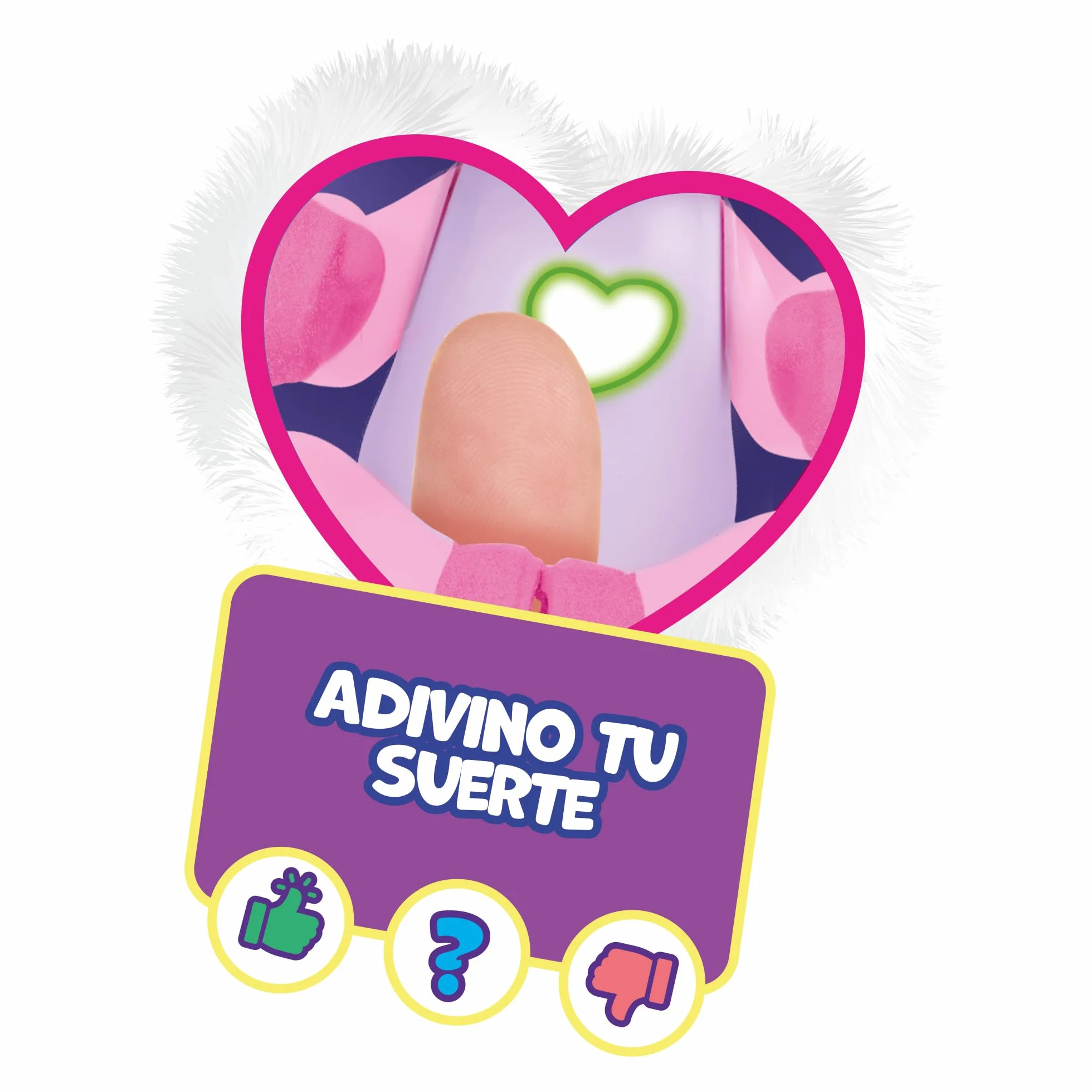 Bizak Fingerlings Magiczne kolory Norah, interaktywne zwierzę interaktywne wielokolorowe z +70 dźwiękami i ruchem, reaguje na dotyk, trzyma palec, zabawka dla dzieci od 3 lat, (61853181-2)