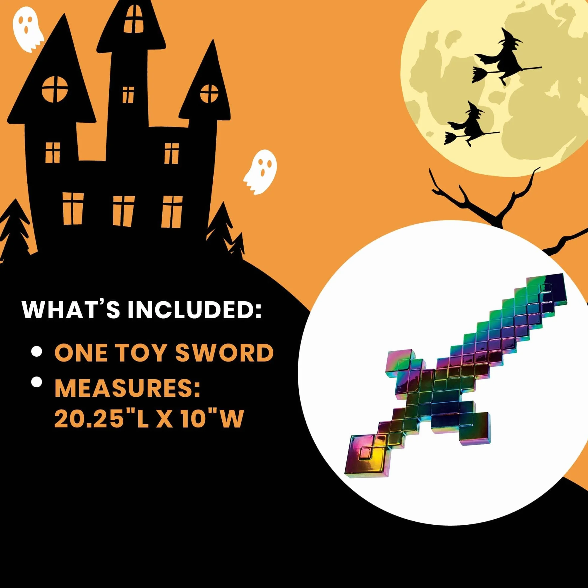 Disguise Minecraft Netherite Sword, oficjalne akcesorium do kostiumu Minecraft na rocznicę