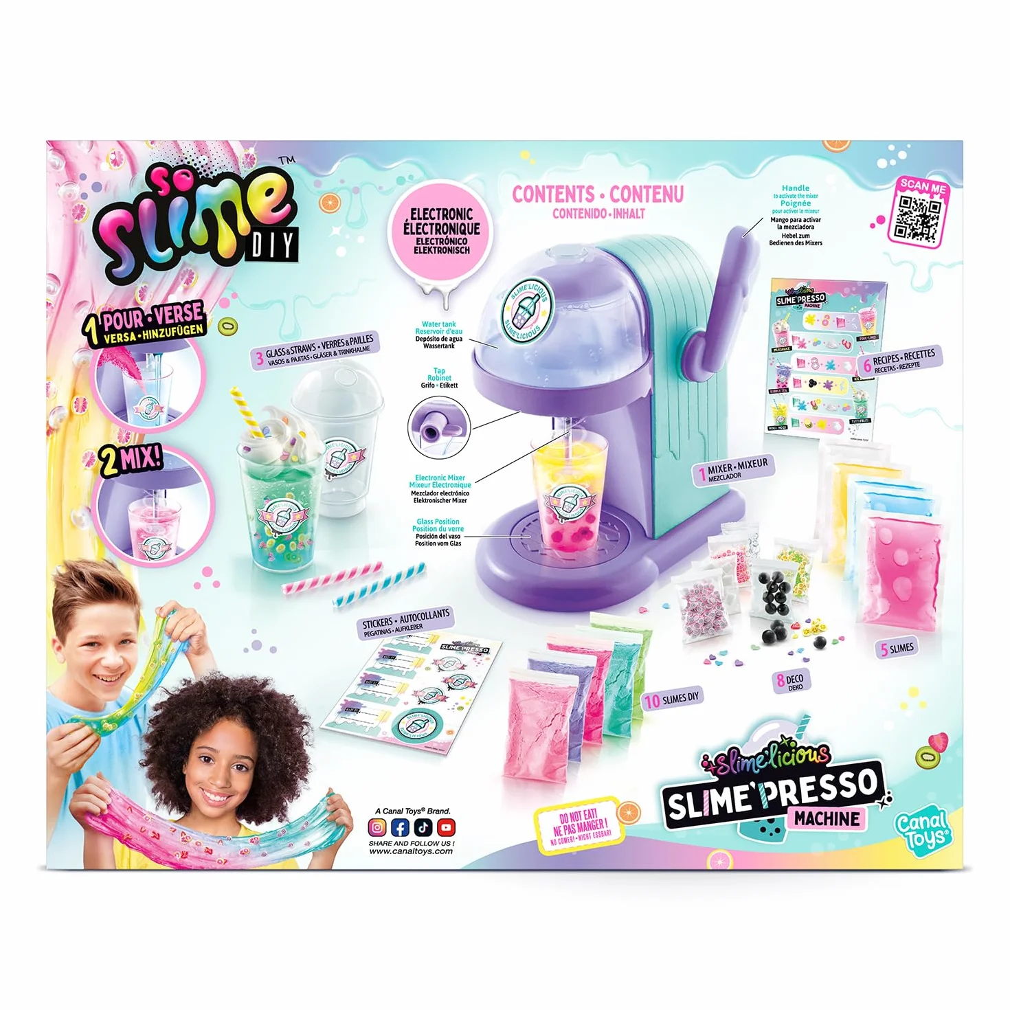 Canal Toys So Slime Slimelicious Slime'presso Machine SSC 254 Fioletowy