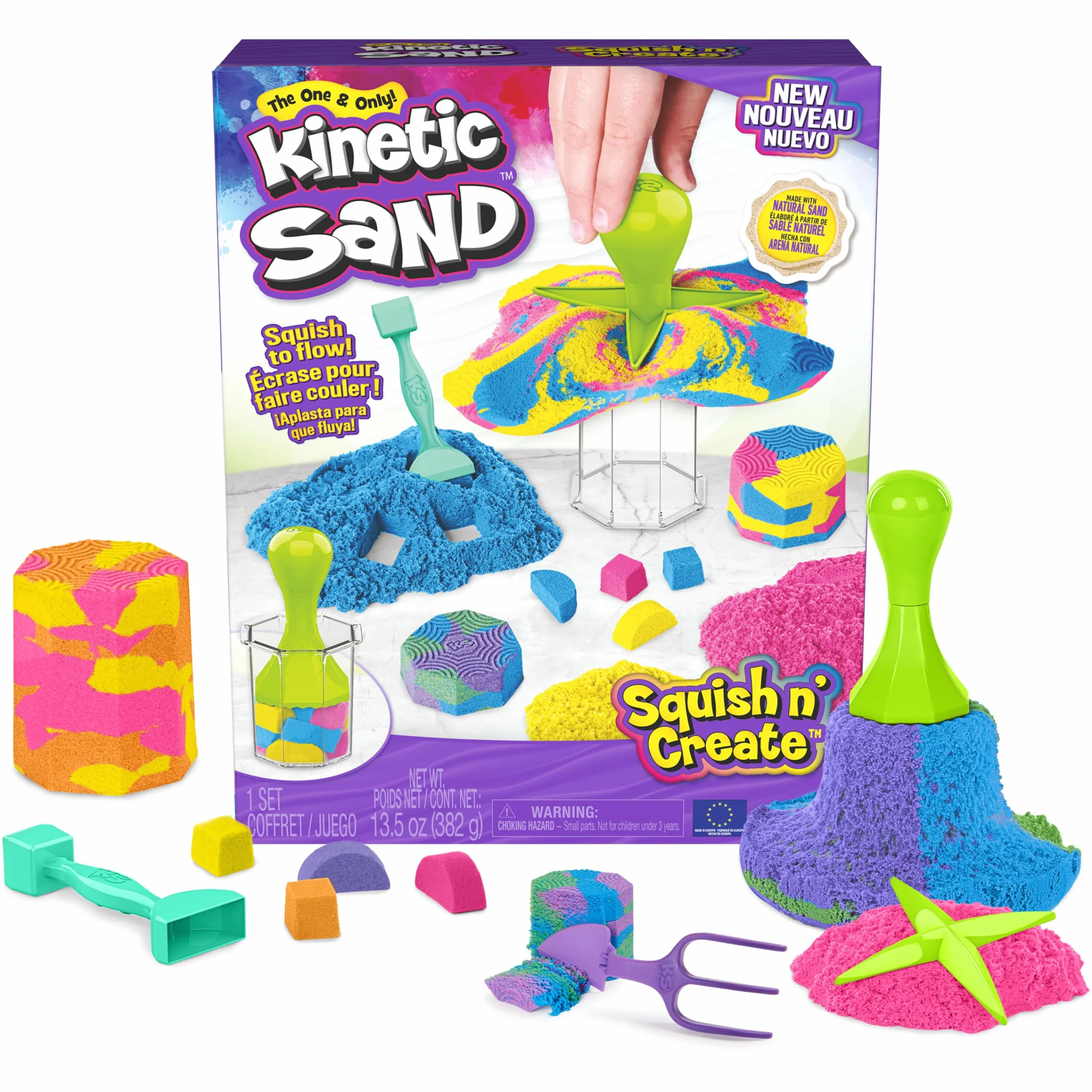 Kinetic Sand - Zgniataj i twórz
