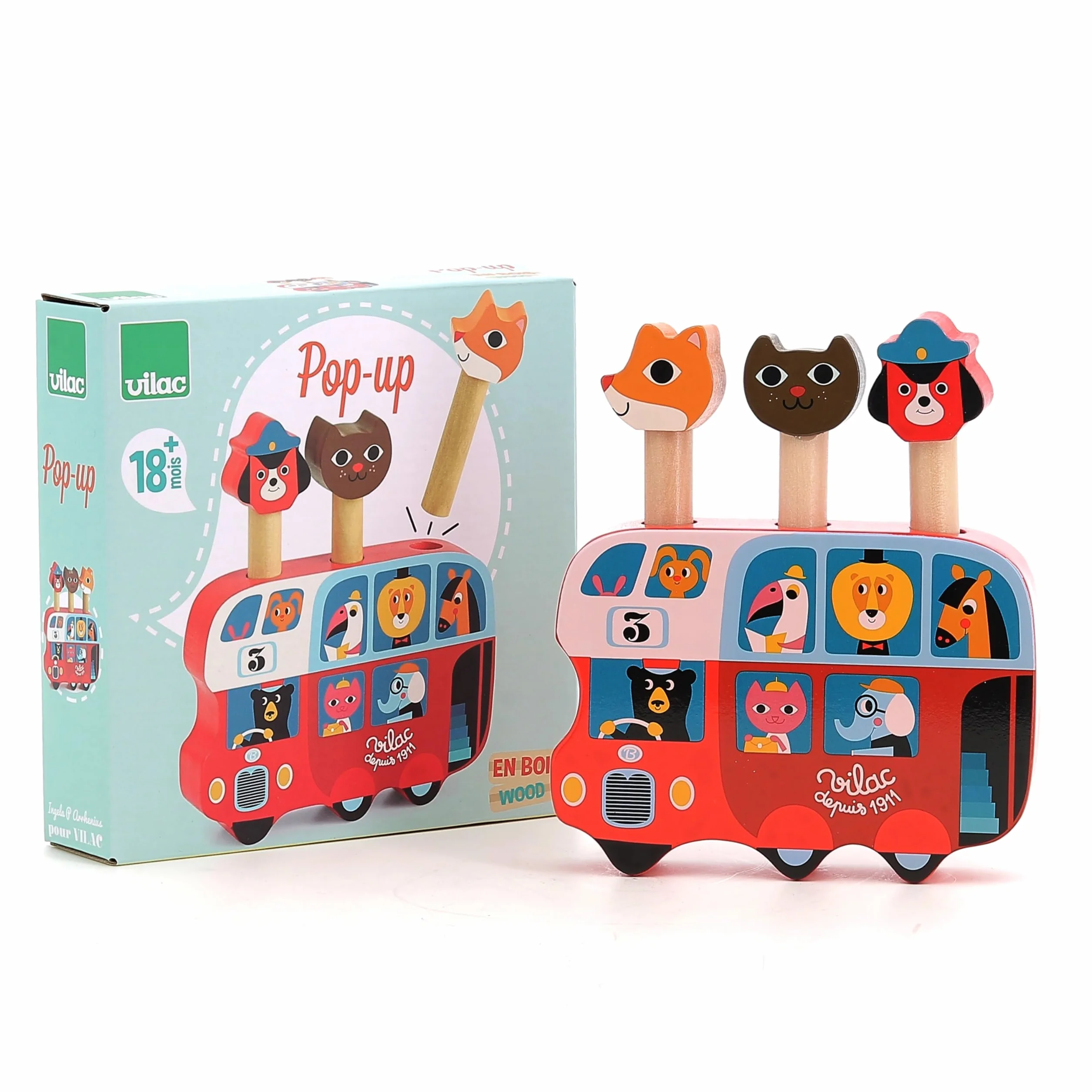 Vilac Bus Ingela P.Arrhenius wielokolorowy