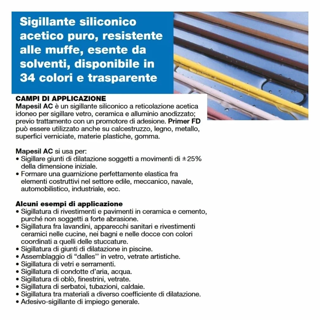 Silikon MAPEI Mapesil AC 310ml 152 lukrecja