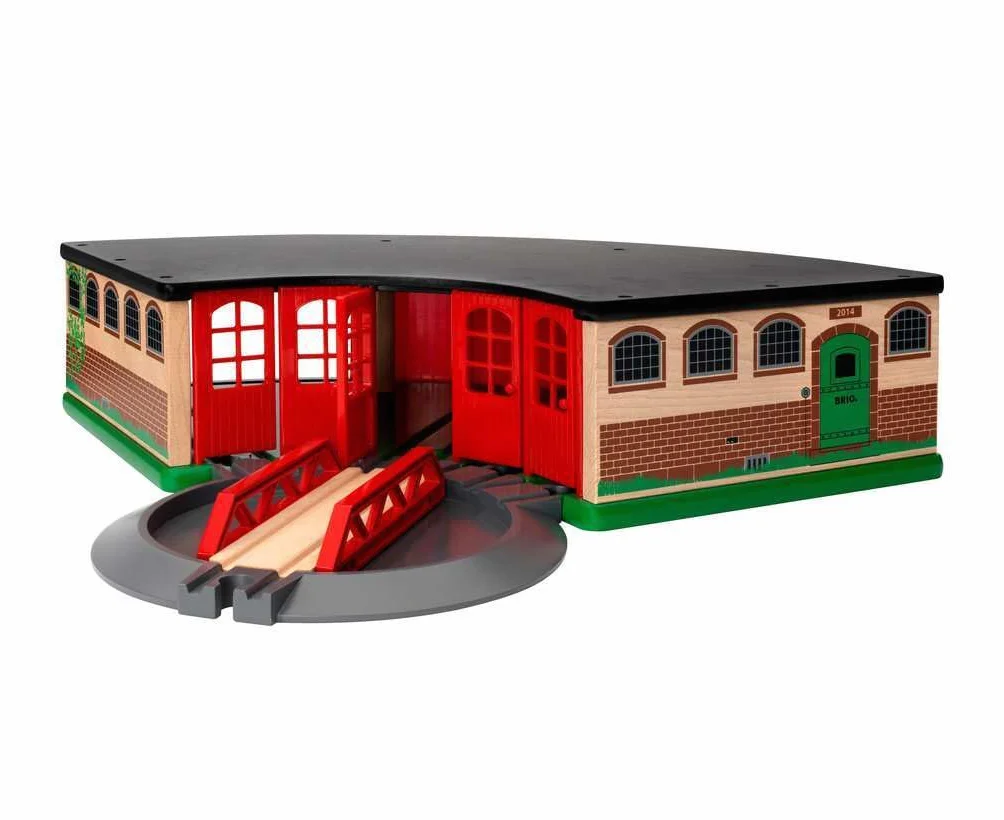 BRIO World - Großer Ringlokschuppen