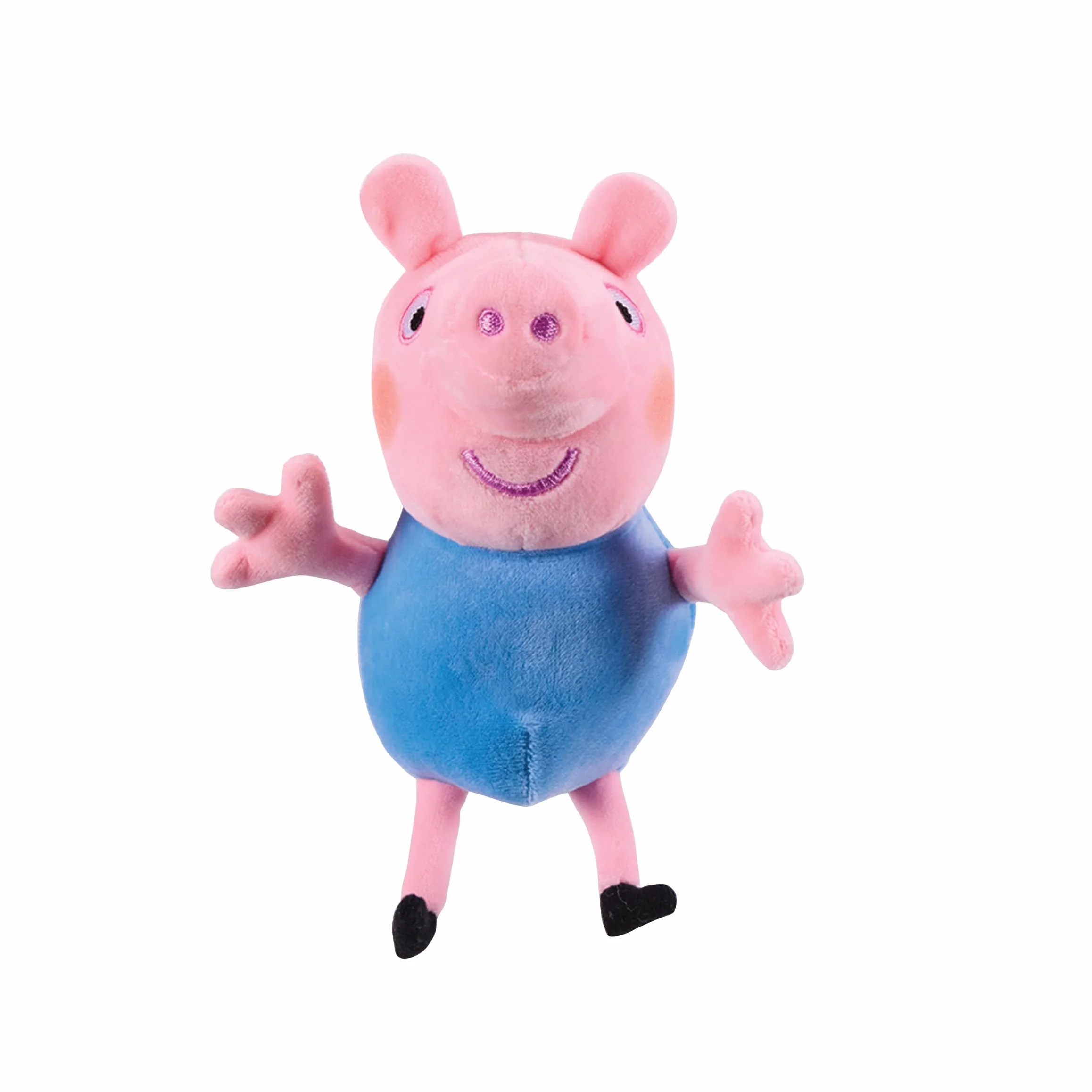 Peppa Pig 3-Pack Plsuhies - Peppa with Little Brother George and Baby Sister Evie - Stuffed Animal Pre-school Toys