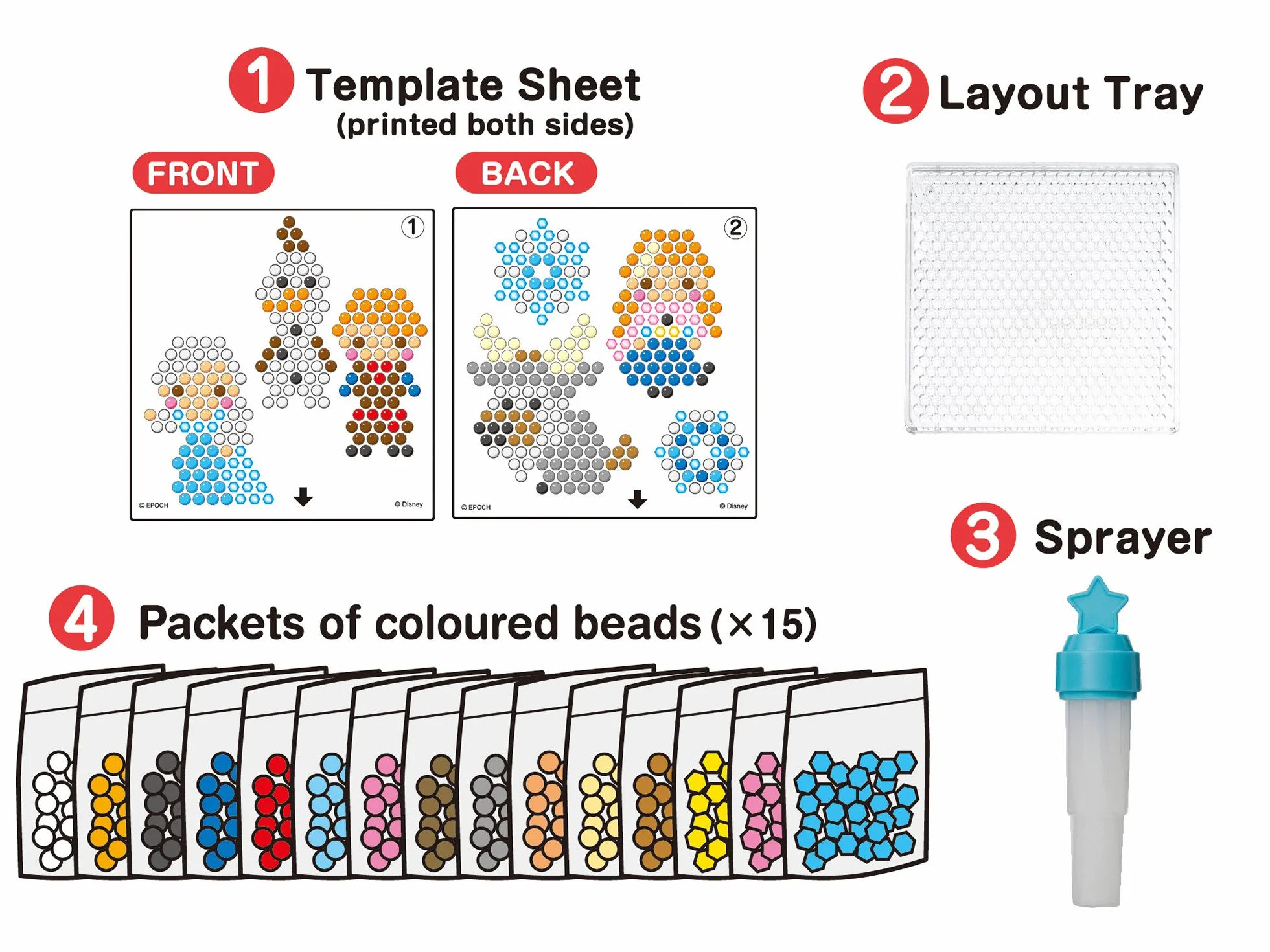 Aquabeads Zestaw postaci mrożonych