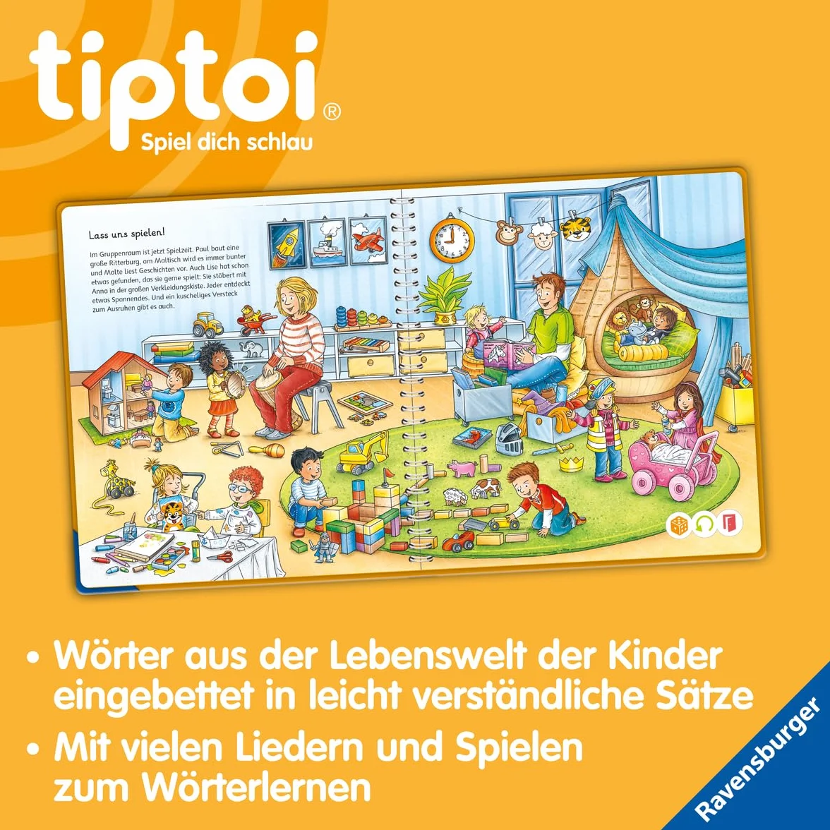 tiptoi® Mein Wörter-Bilderbuch Kindergarten