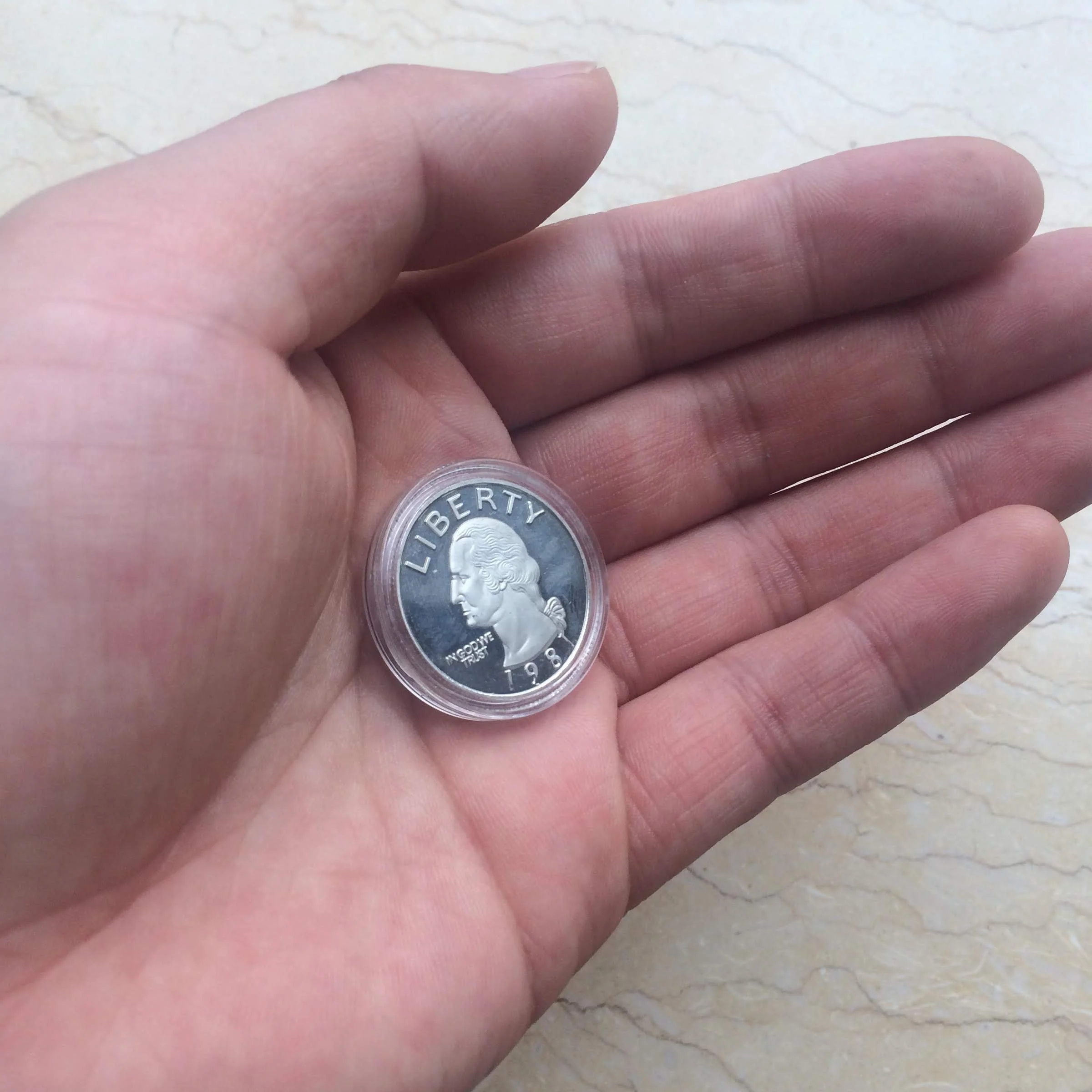 Ready Player One Coin Münze Extra-Leben monze Extra Life Coin Quarter Ready Player One Props Toys - Gold&Silver