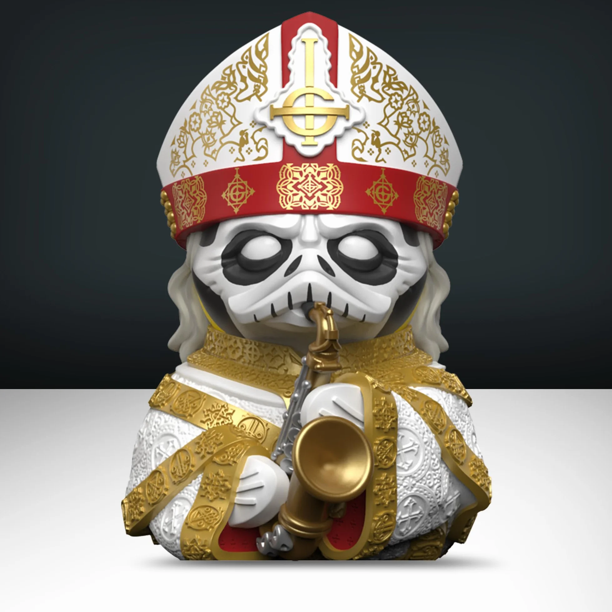 TUBBZ Edycja pudełkowa Duch Papa Nihil Cosplay gumowa kaczka winylowa figurka